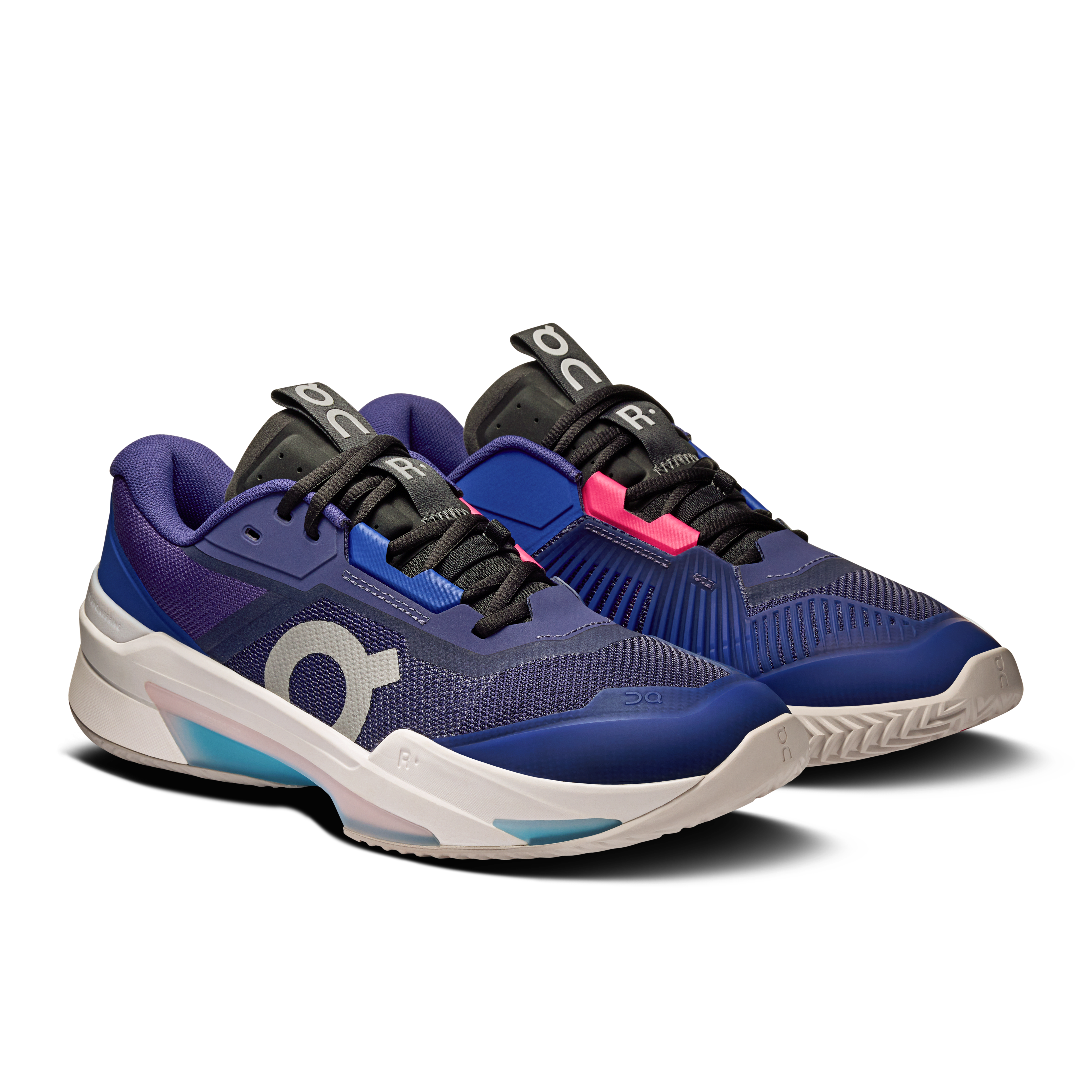 On THE ROGER Pro Fire Clay Currant & Horizon Herren Tennis Schuhe