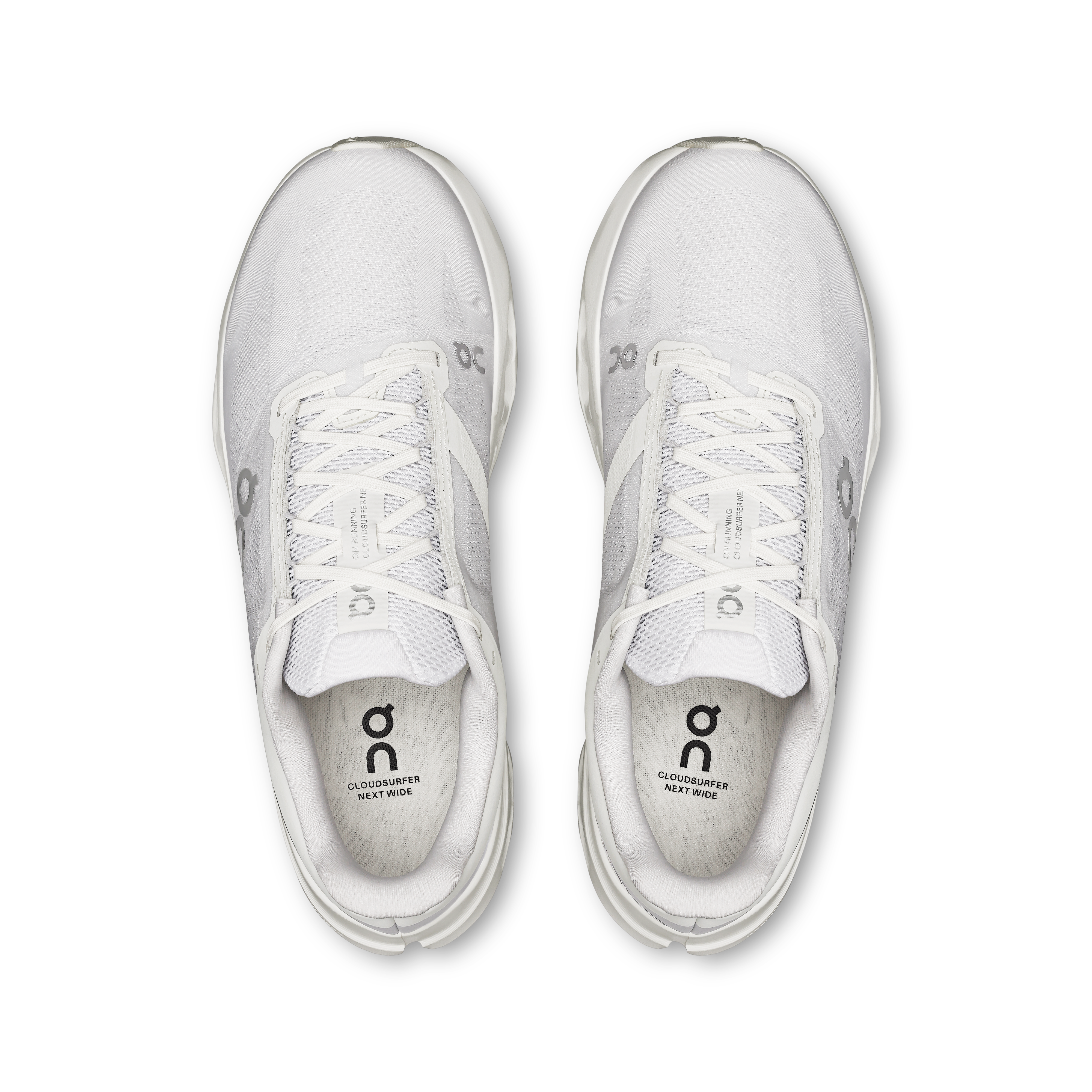On Cloudsurfer Next Wide White & White Men Road running Shoes