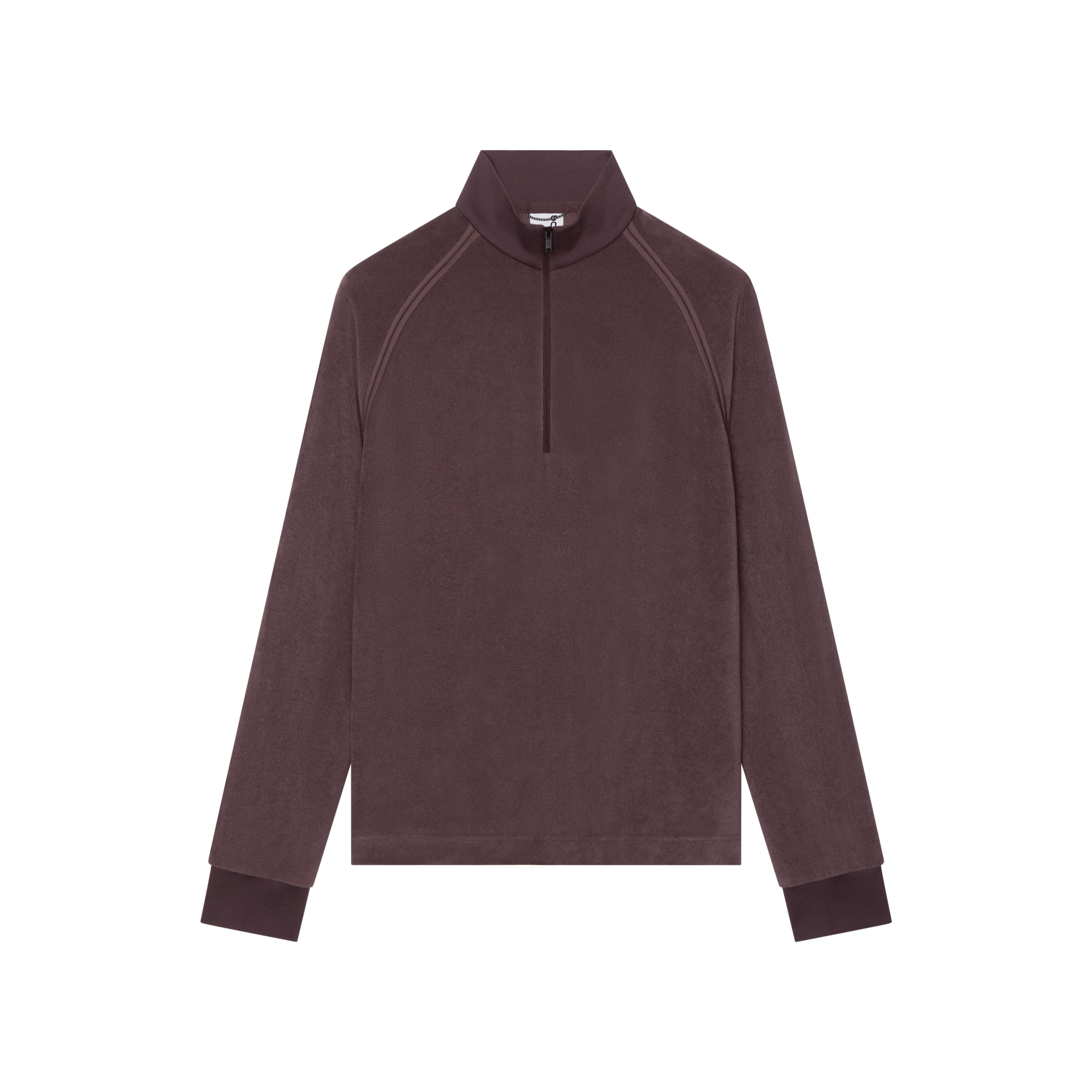 Courtside Pullover Terry in Mulberry