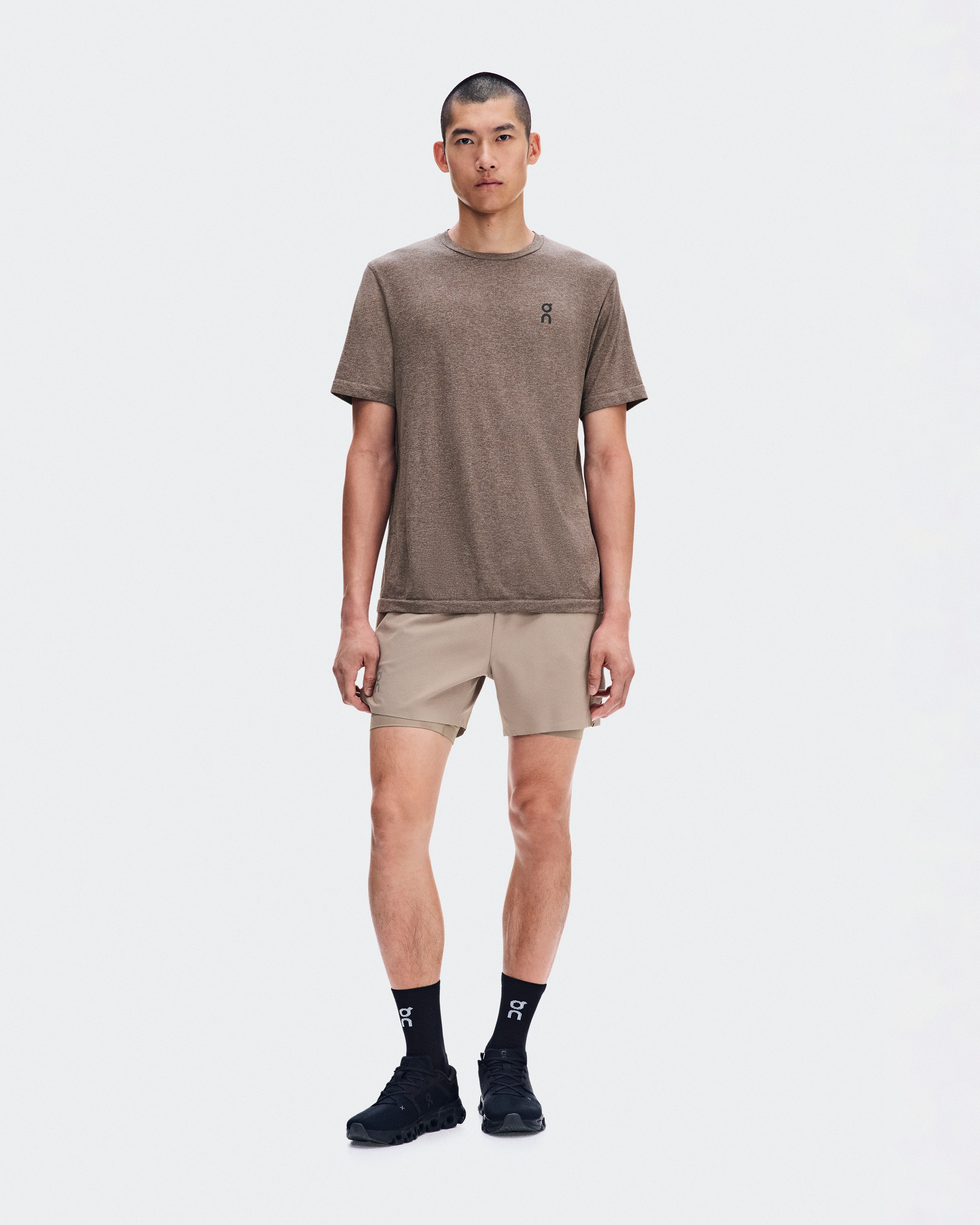 On Train 2-in-1 Shorts Clay Men Shorts