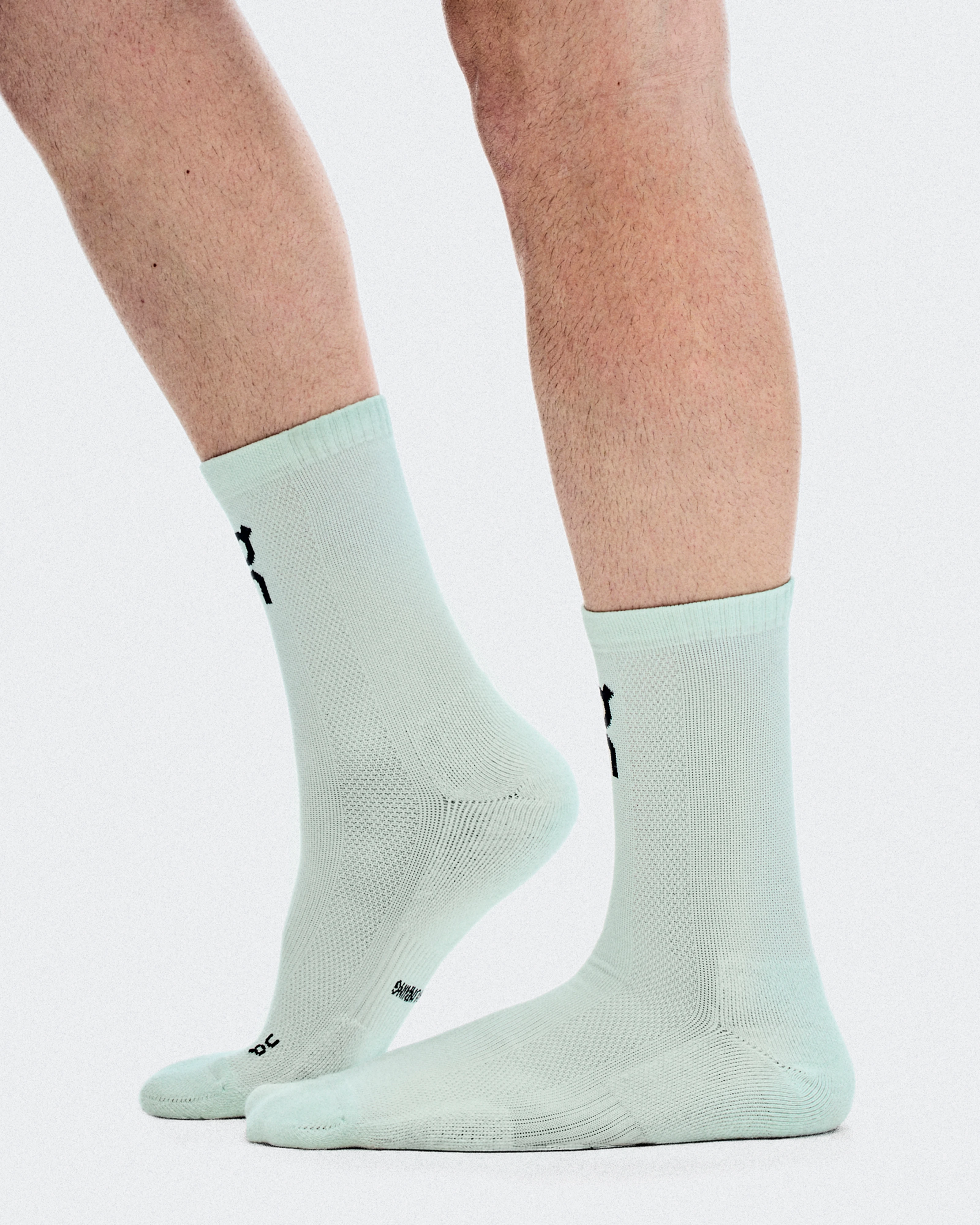 On Core Run Sock High 2P Flurry & Wash Unisex Calcetines
