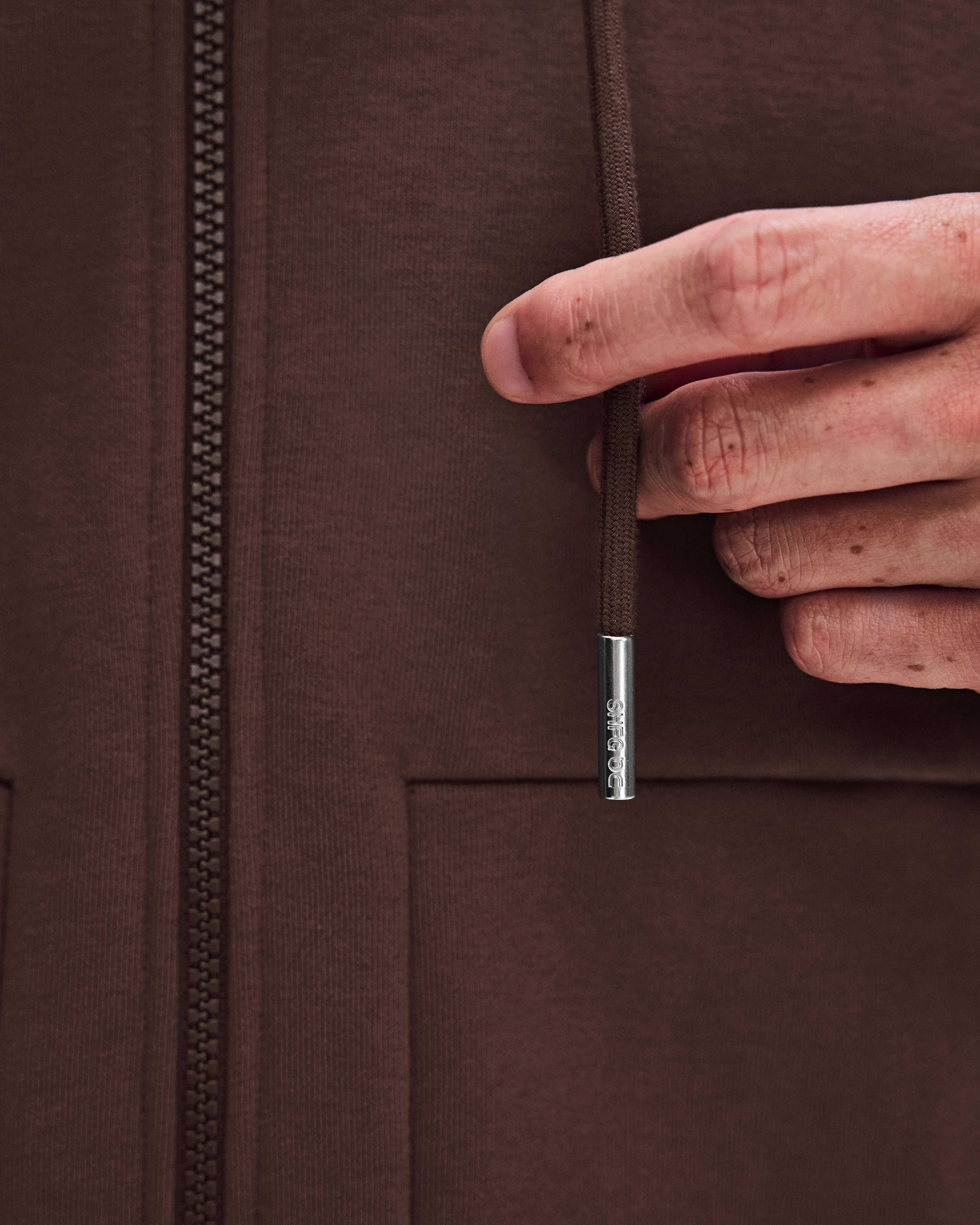 On Utility Zip Hoodie SHG Medjool Unisex Hoodies and sweatshirts