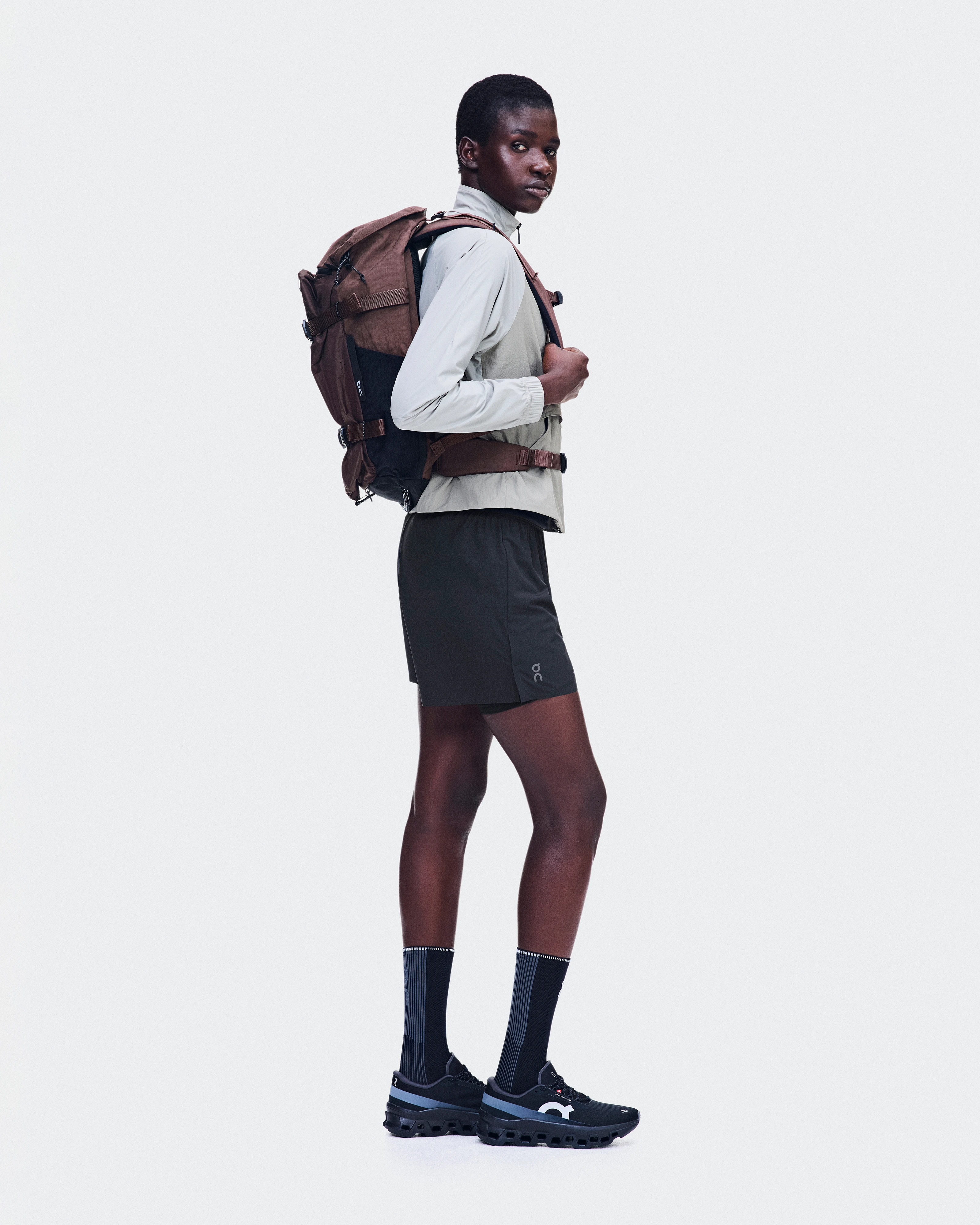 On Speed Pack 24L Elite Cacao & Black Unisex Bags