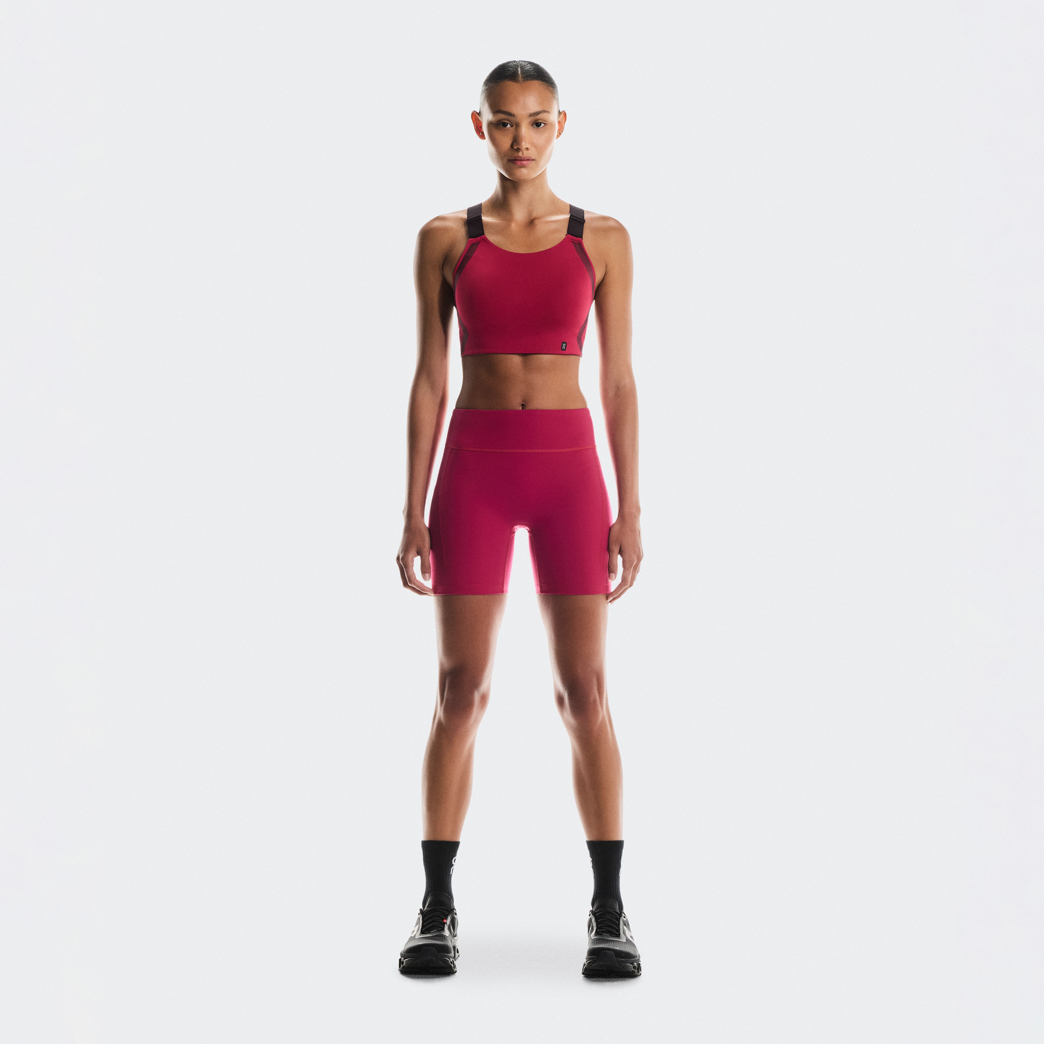 On Performance Tights Short Pink Women Women – Road running, training Tights