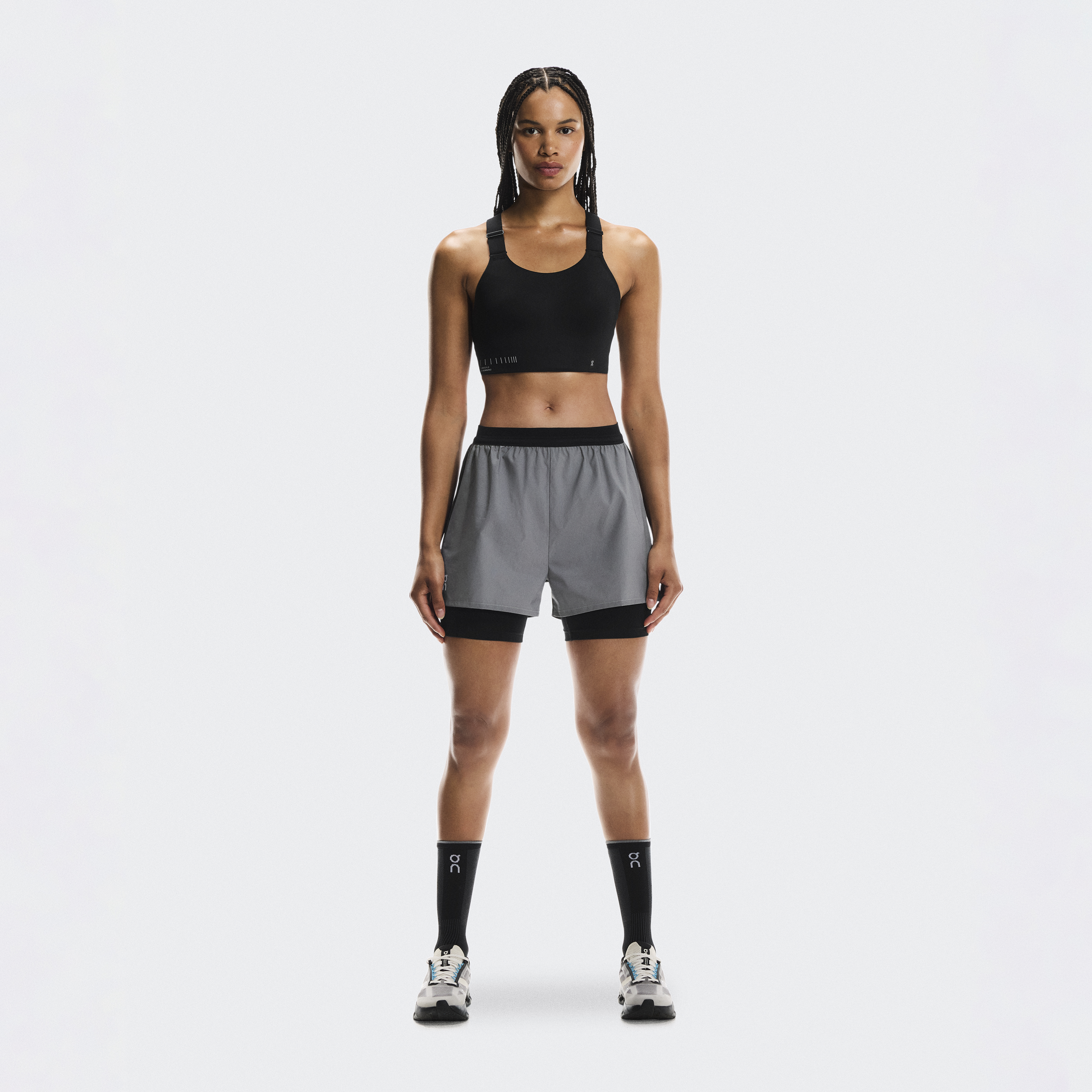 【未使用】onオン running shorts ウィメンズSサイズ Running Shorts: Lightweight Women's Running Shorts With Zip