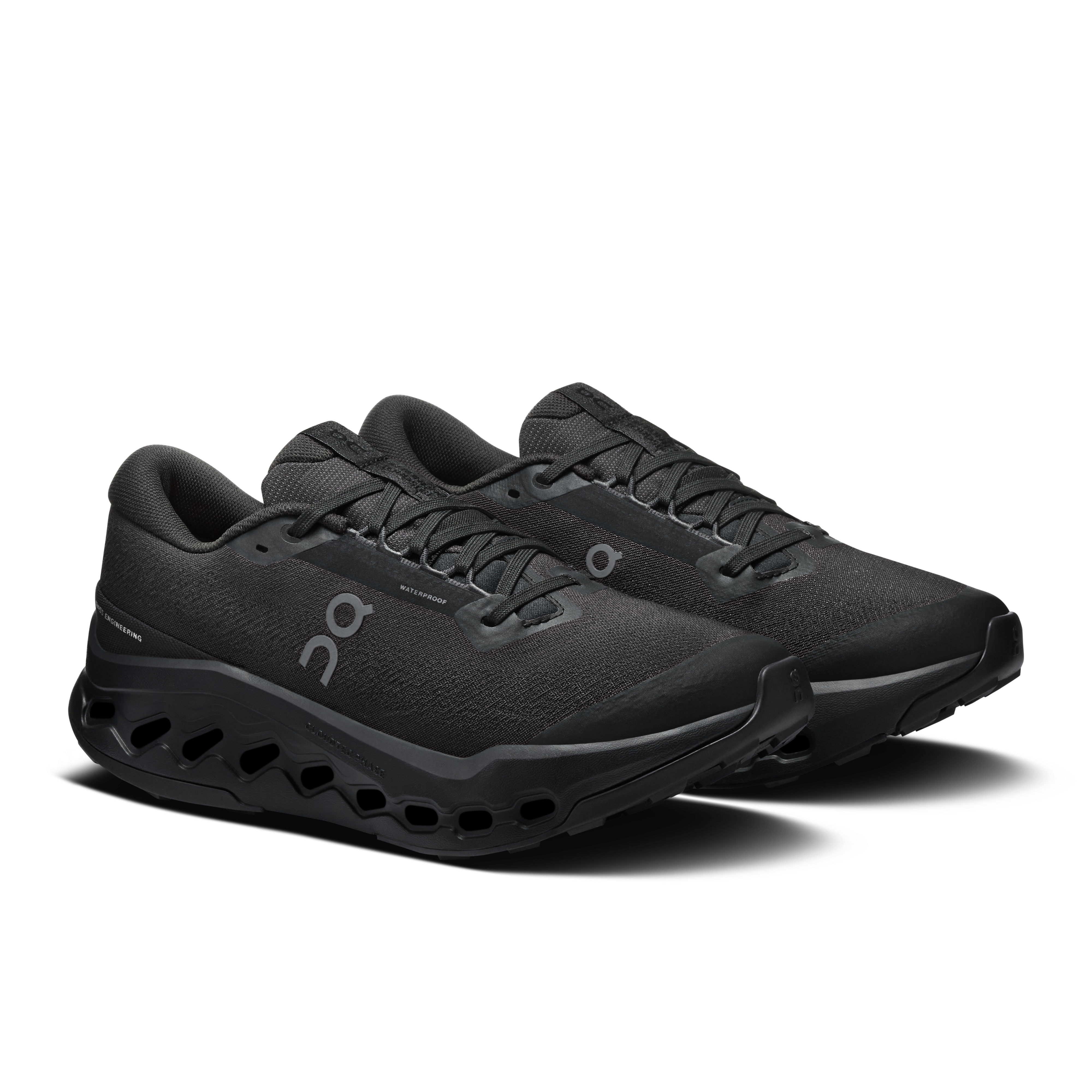 On Cloudsurfer Trail 2 Waterproof Black & Black Women Trail running Shoes