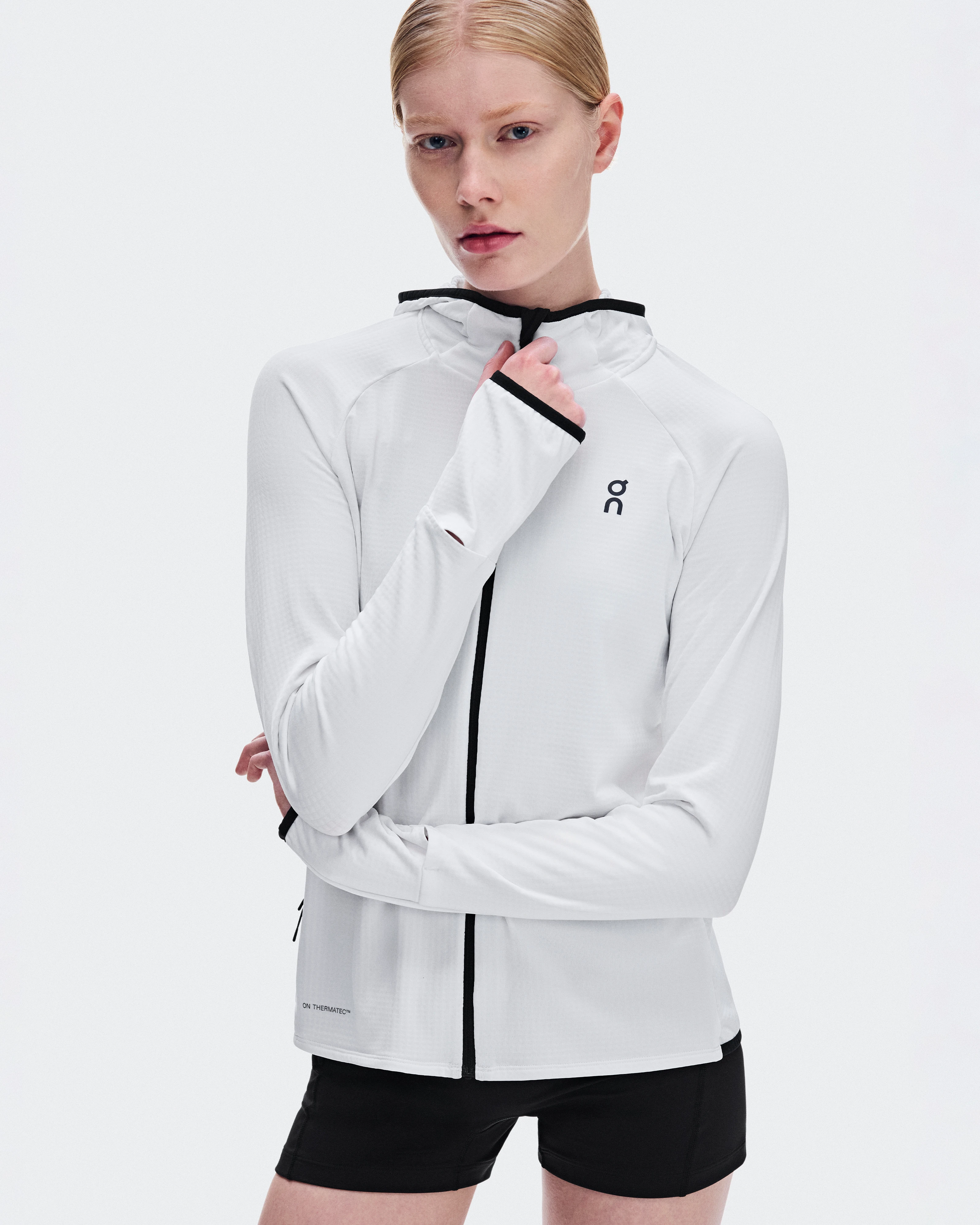 On Climate Zip Hoodie White Women Hoodies and sweatshirts