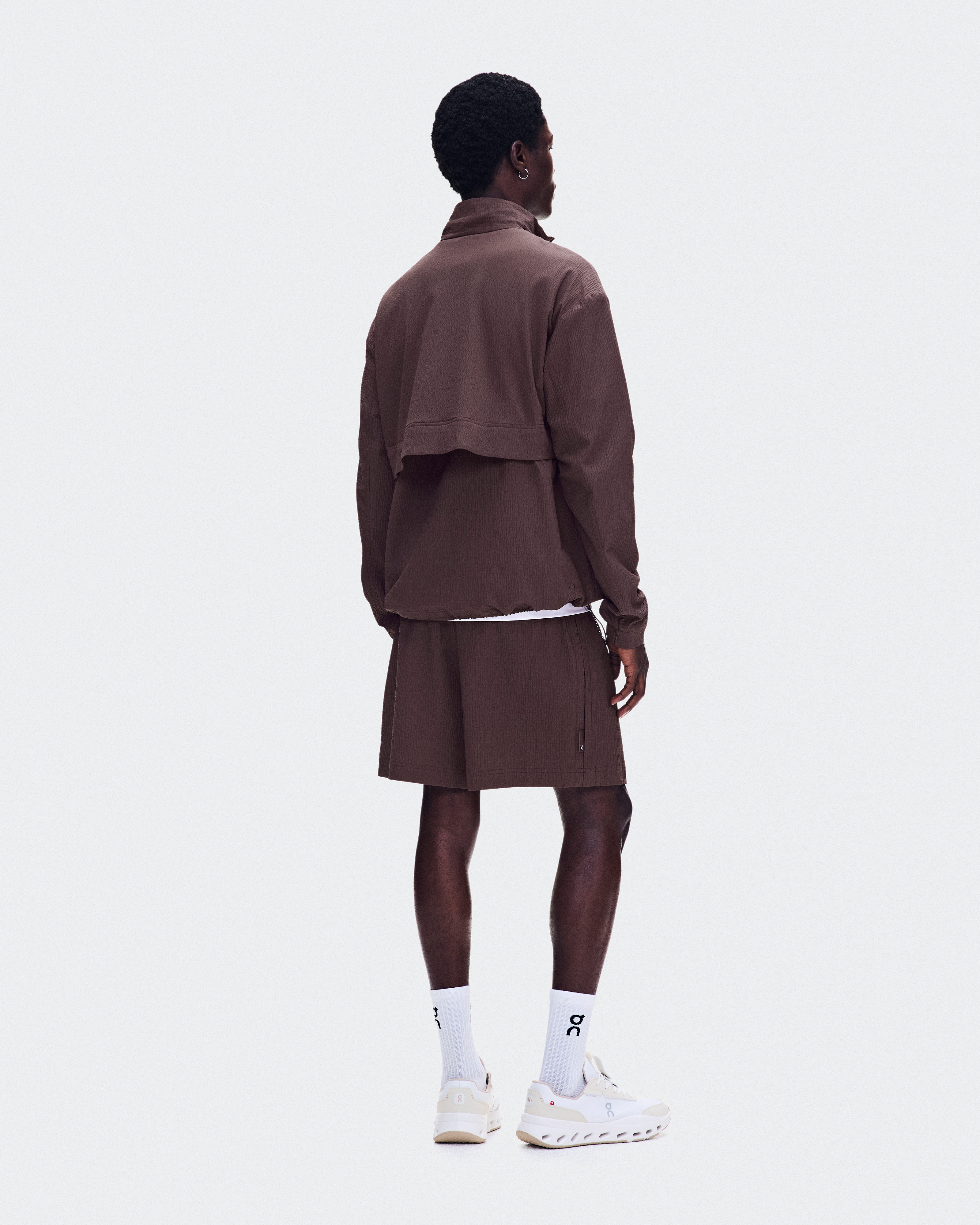 Courtside 1/2 Zip EazeMen / Mulberry / L