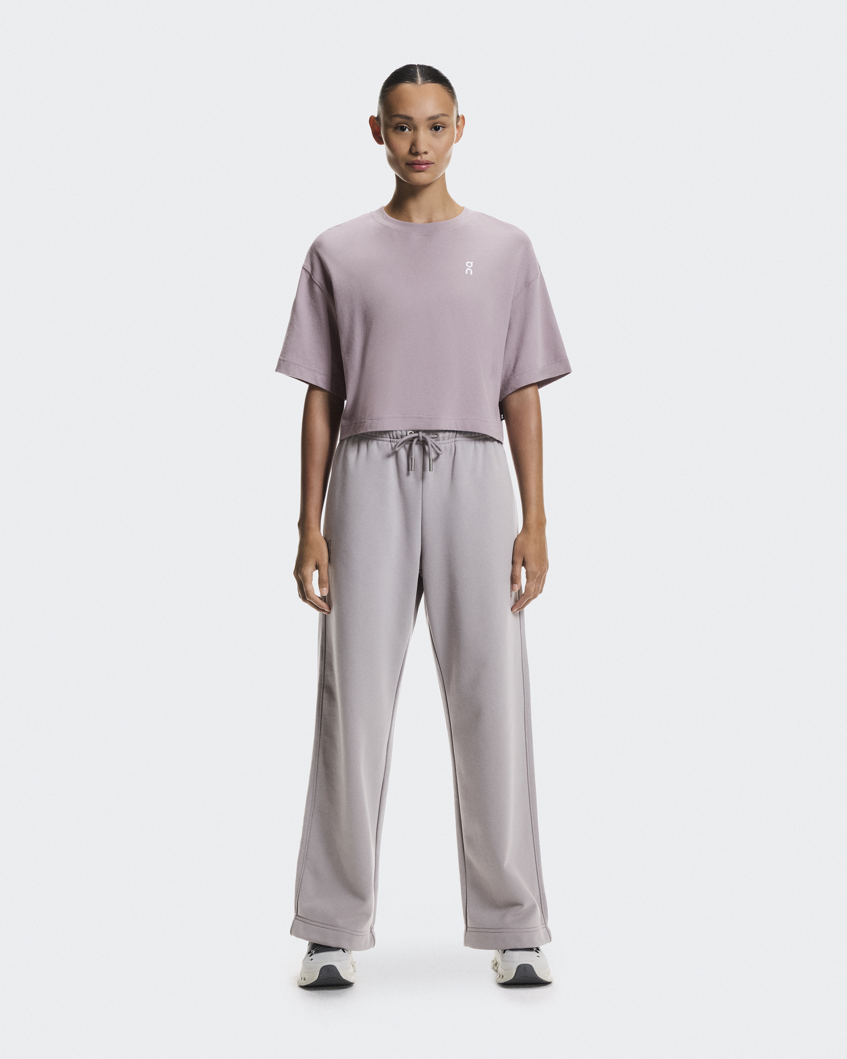 Club Boxy-T Shirt in Heron