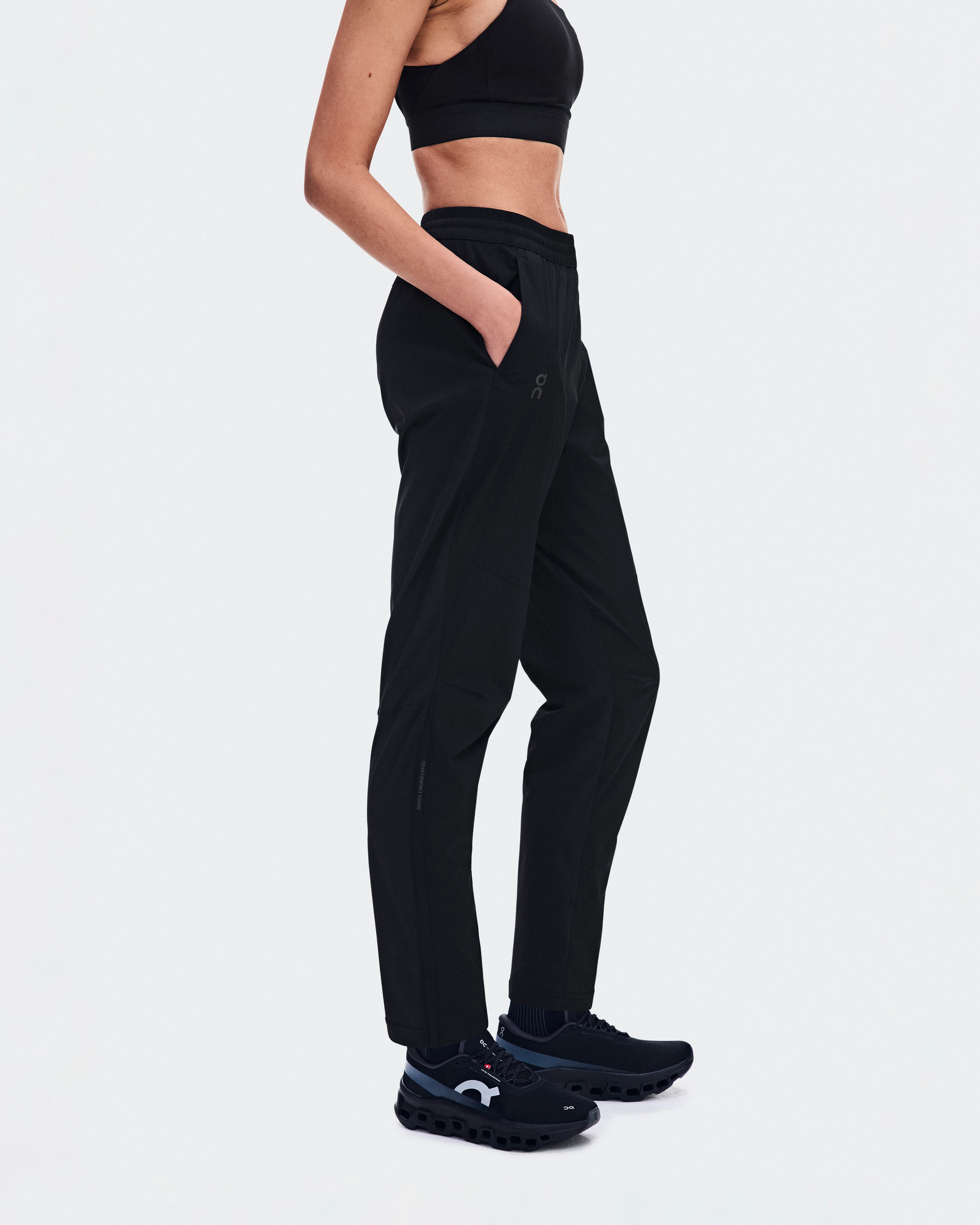 On Weather Pants Black Women Pants