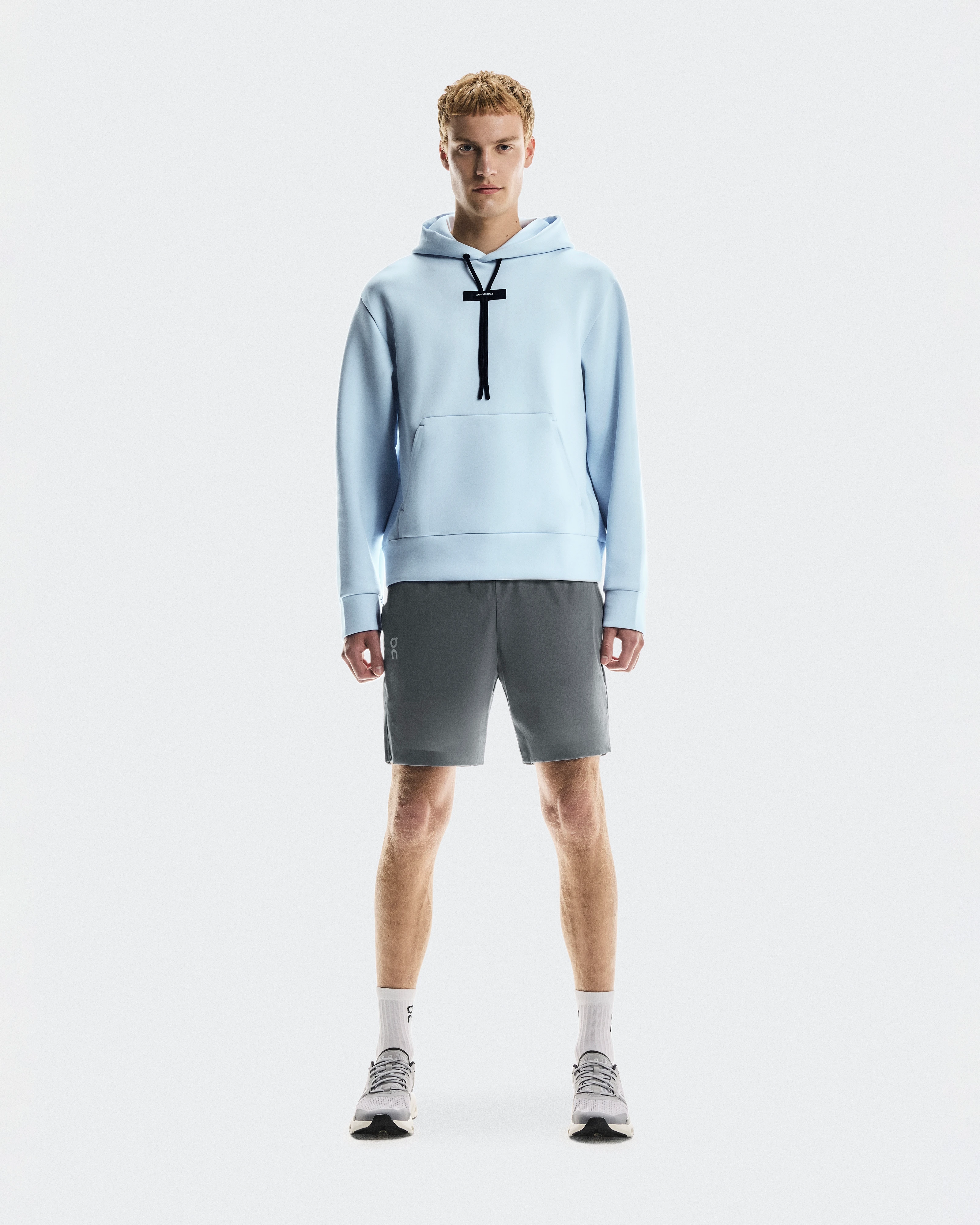 On Focus Tech Hoodie Arctic Masculino Moletons