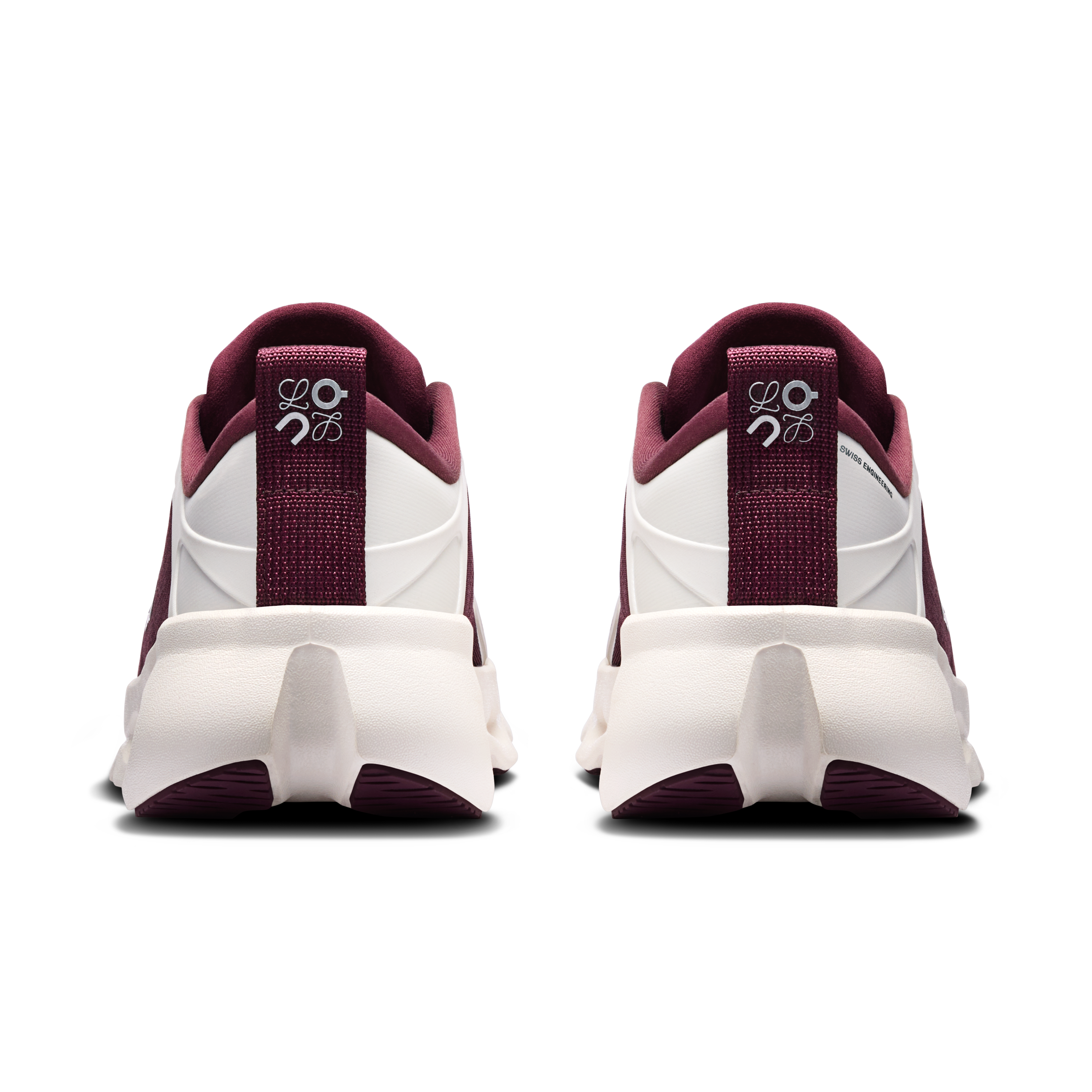 On Cloudsolo LOEWE Burgundy & Eggshell Women Active life Shoes