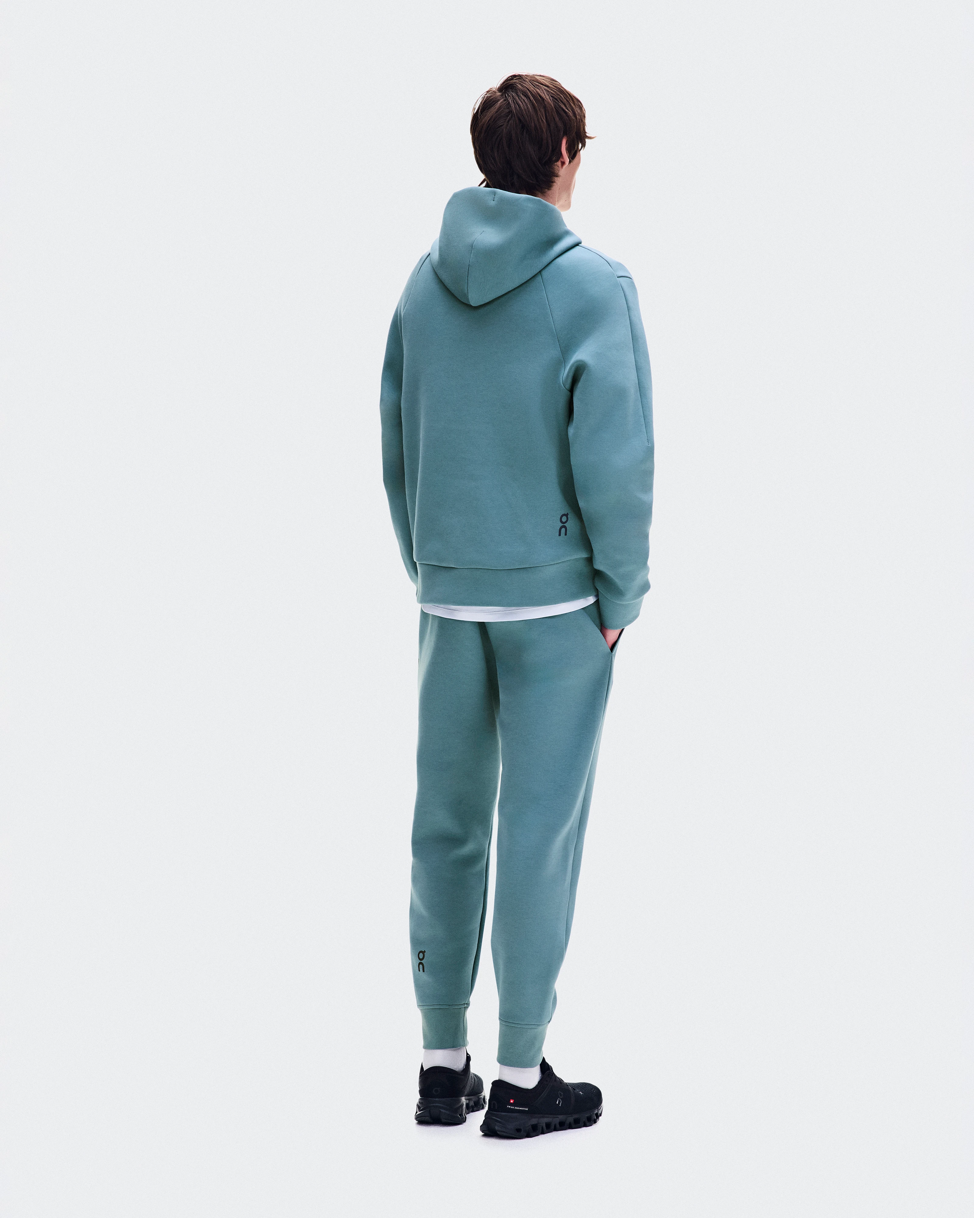 On Focus Tech Hoodie Agave Uomo Felpe
