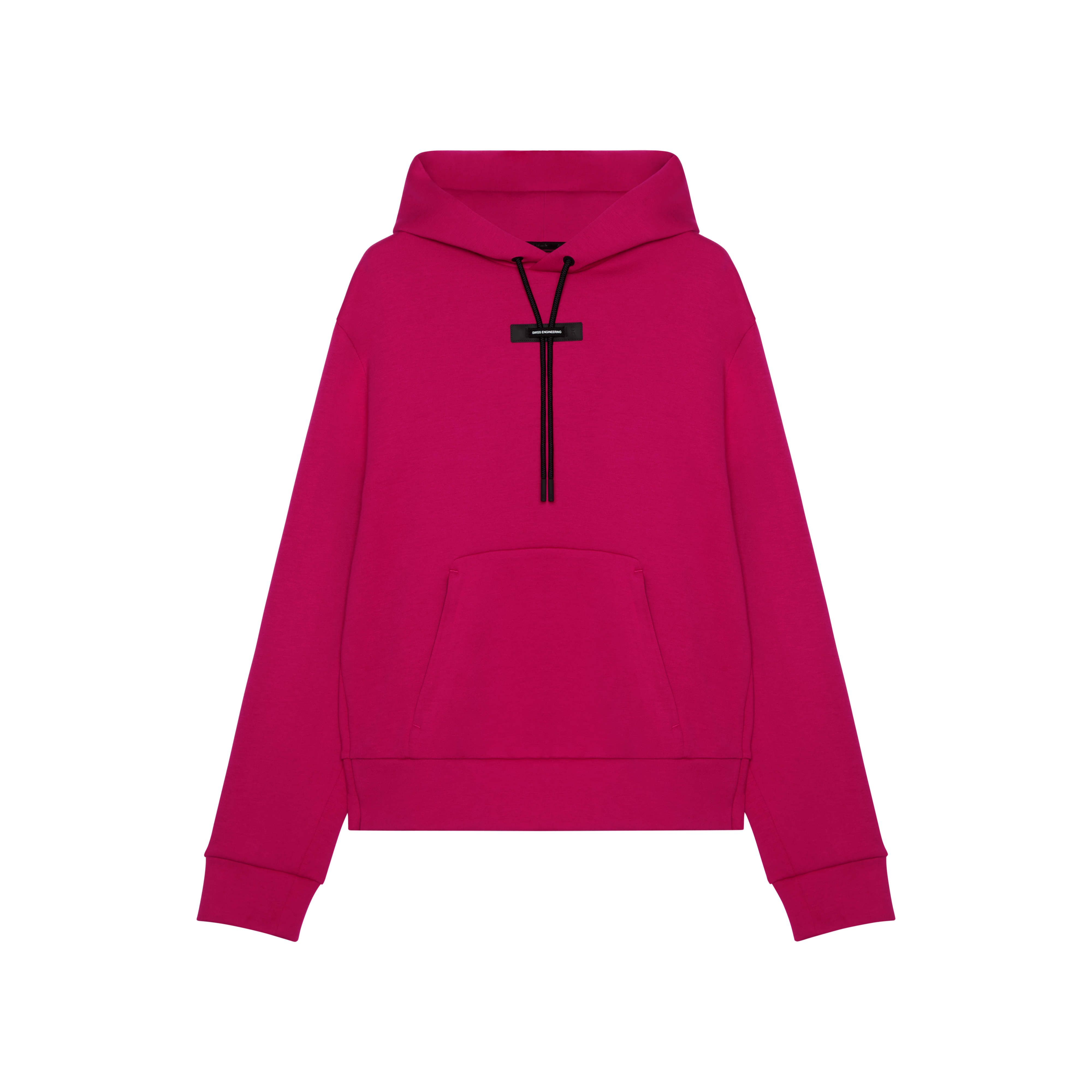 Focus Tech Hoodie in Grenadine