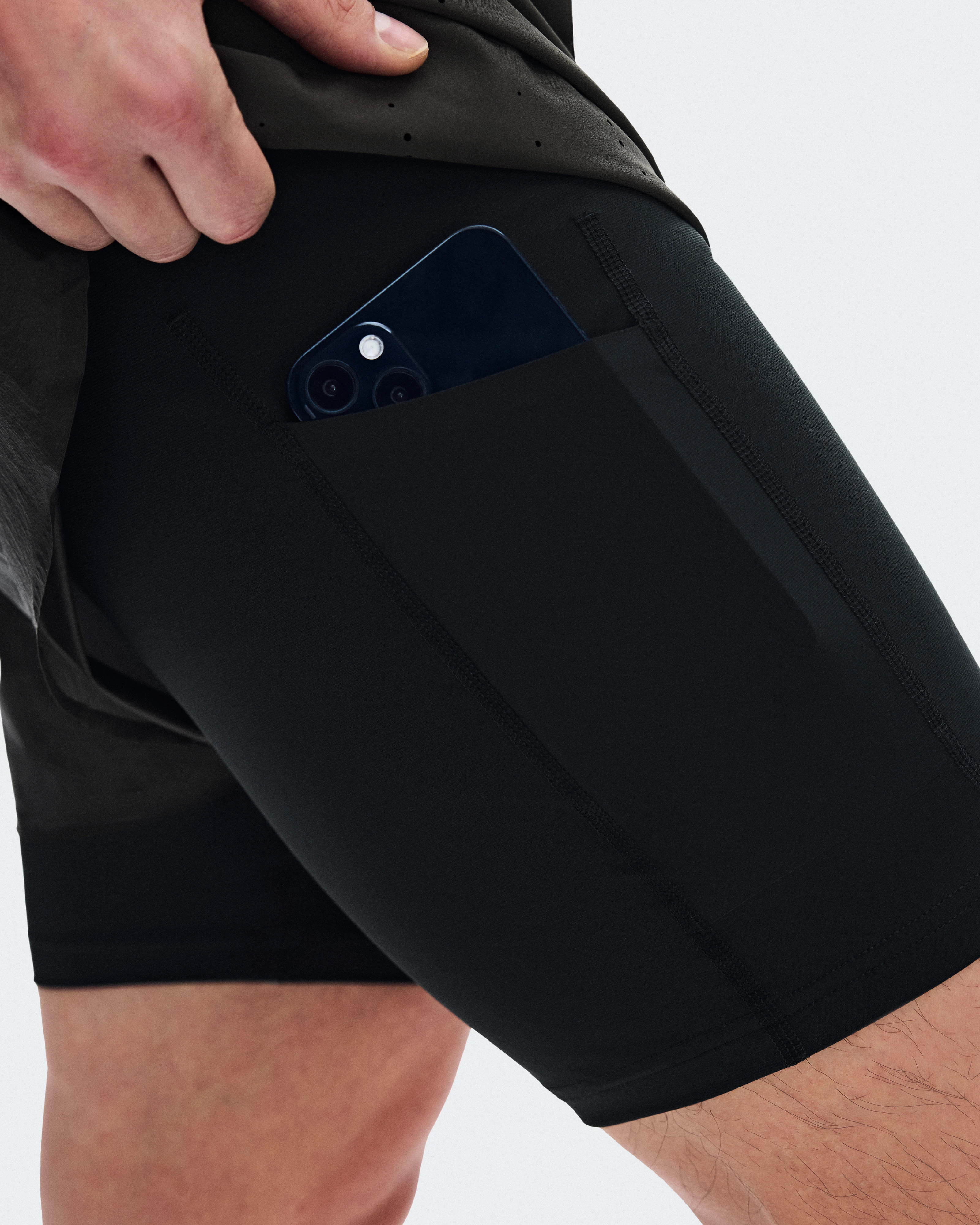 On Zero 2-in-1 Shorts PAF Molasses & Black Men Shorts