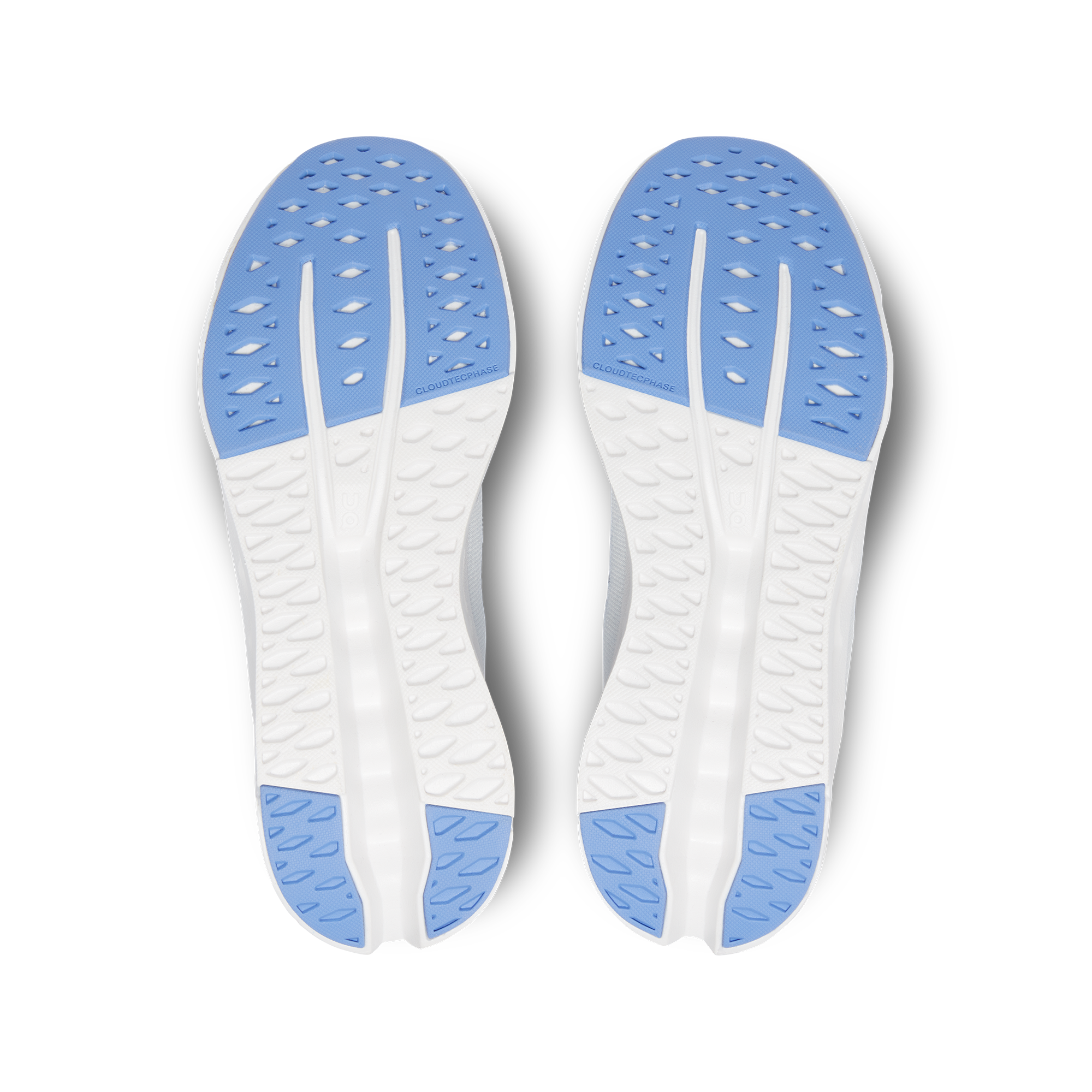 On Cloudsurfer Heather & White Femme Running sur route Chaussures