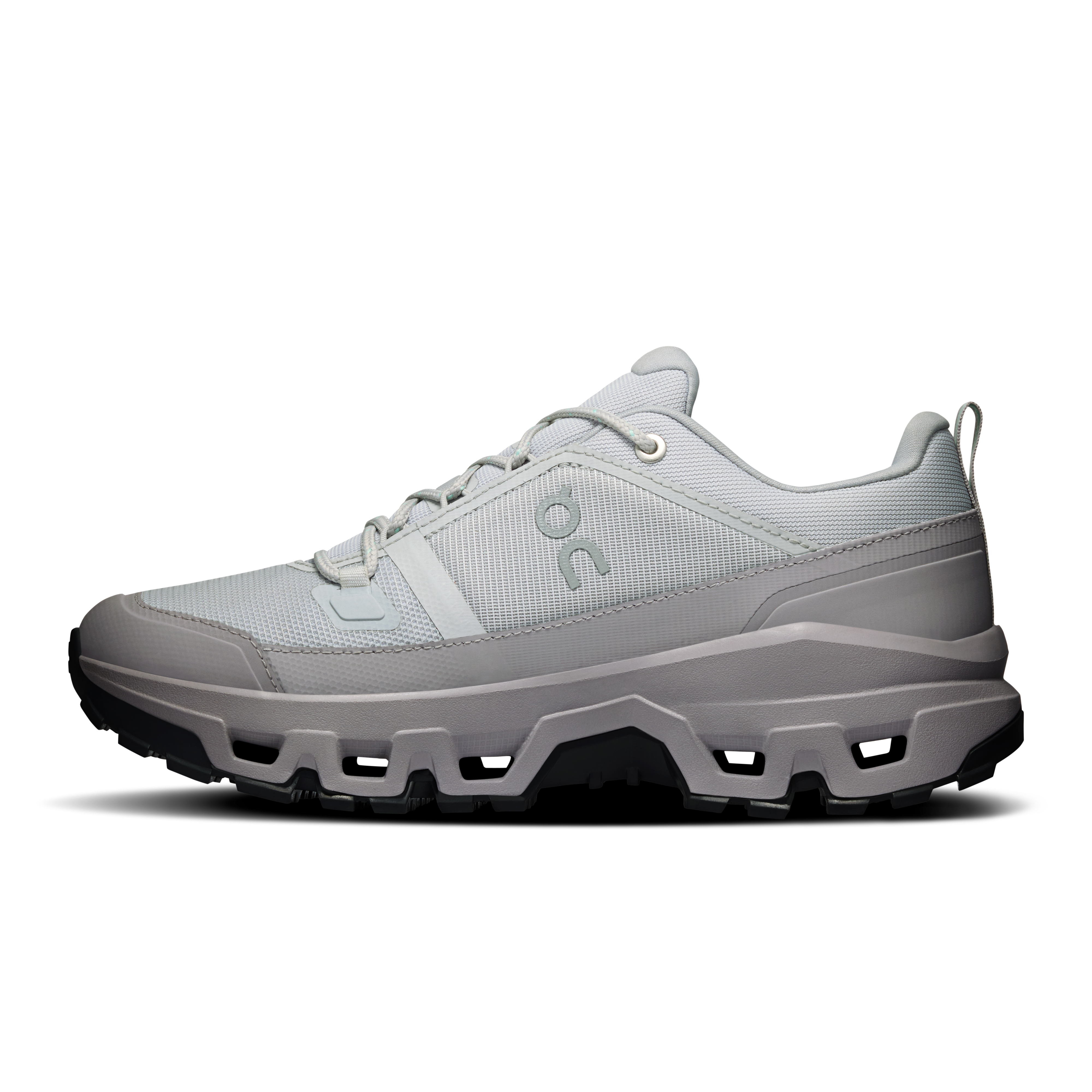 On Cloudrock Low Waterproof Glacier & Ore Women – Hiking, Missiongrip™, mixed terrain Shoes