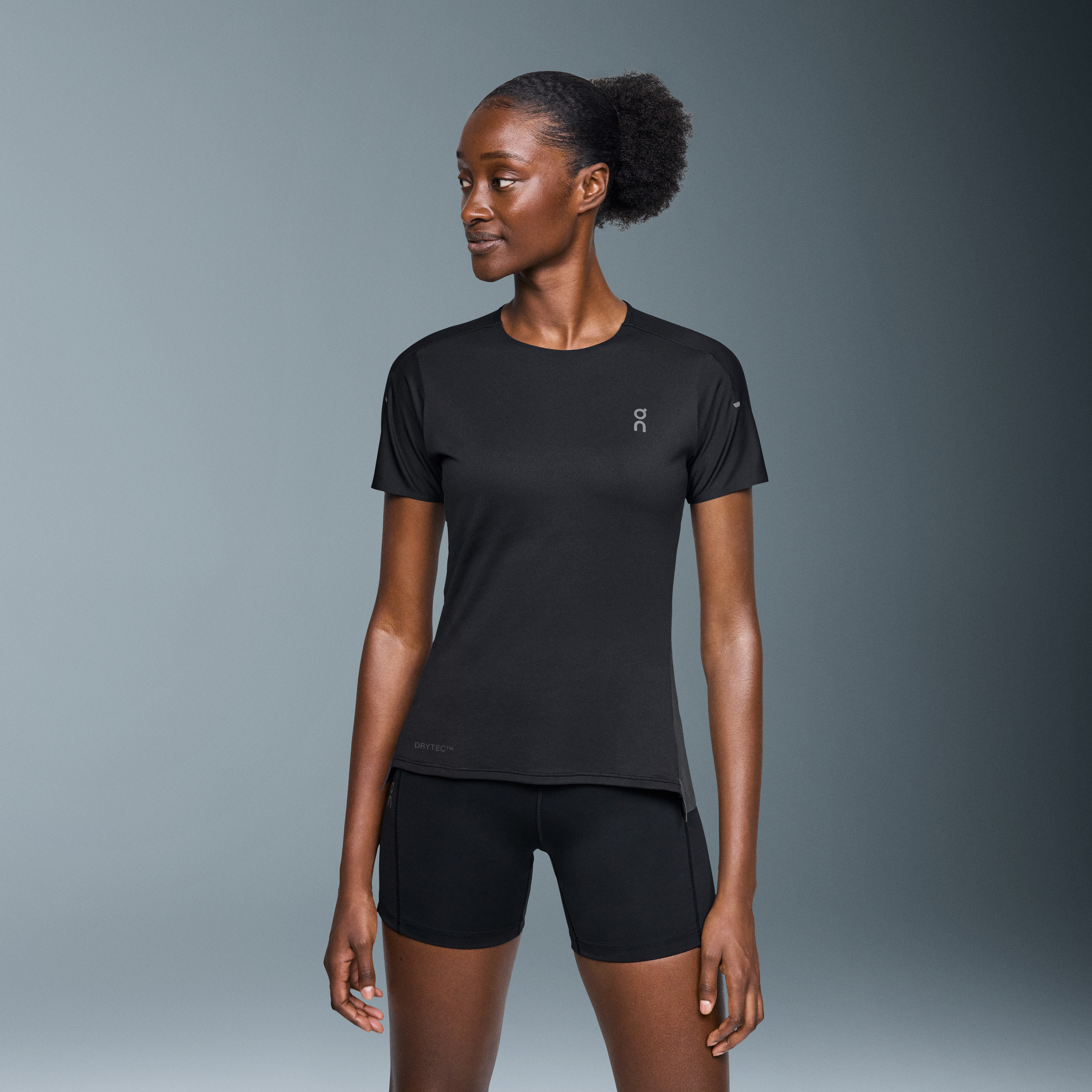 Performance-T Short-Sleeve Shirt in Black/Eclipse