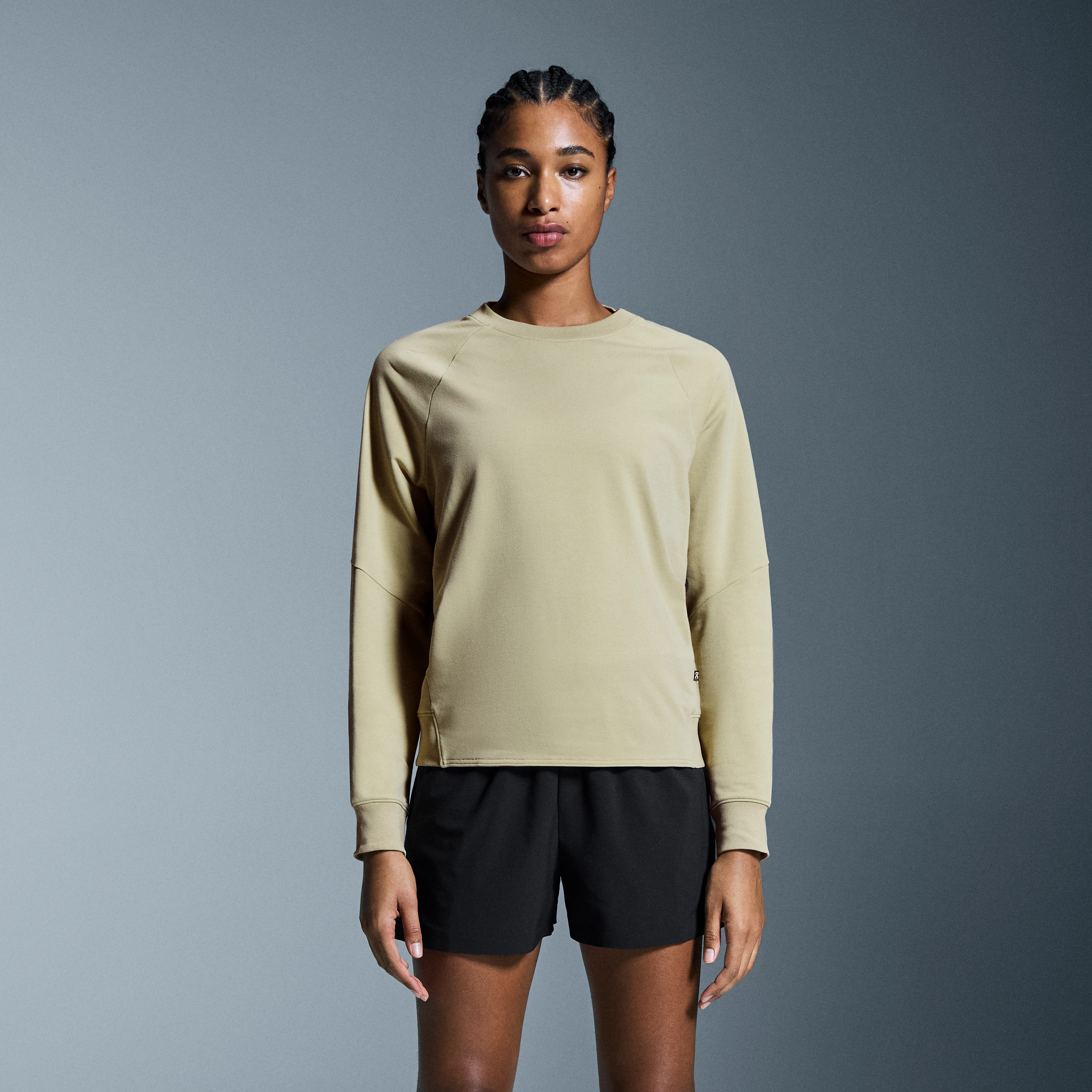 On Studio Crew Beige Women Women – Low-impact workouts, yoga, daily wear Hoodies and sweatshirts