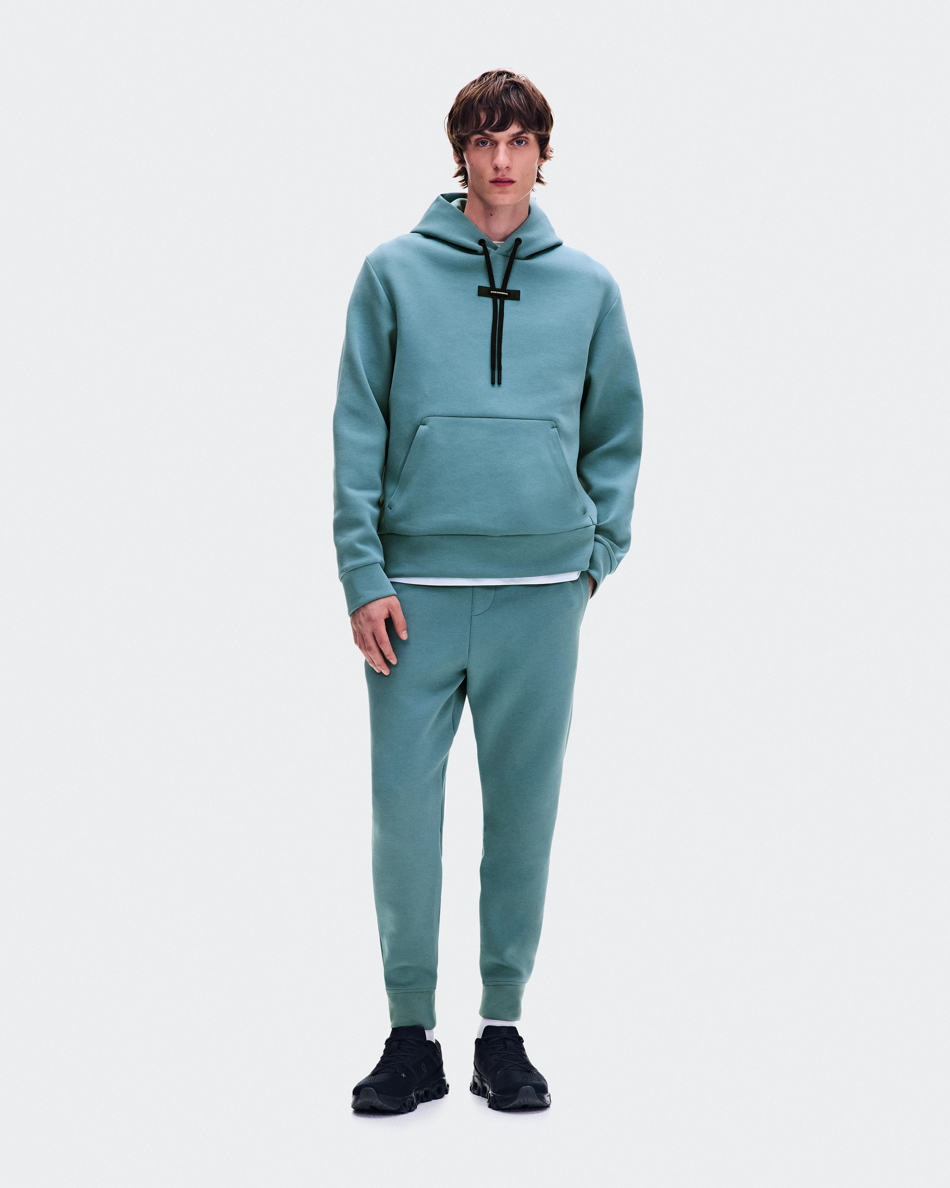 On Focus Tech Hoodie Agave Uomo Felpe