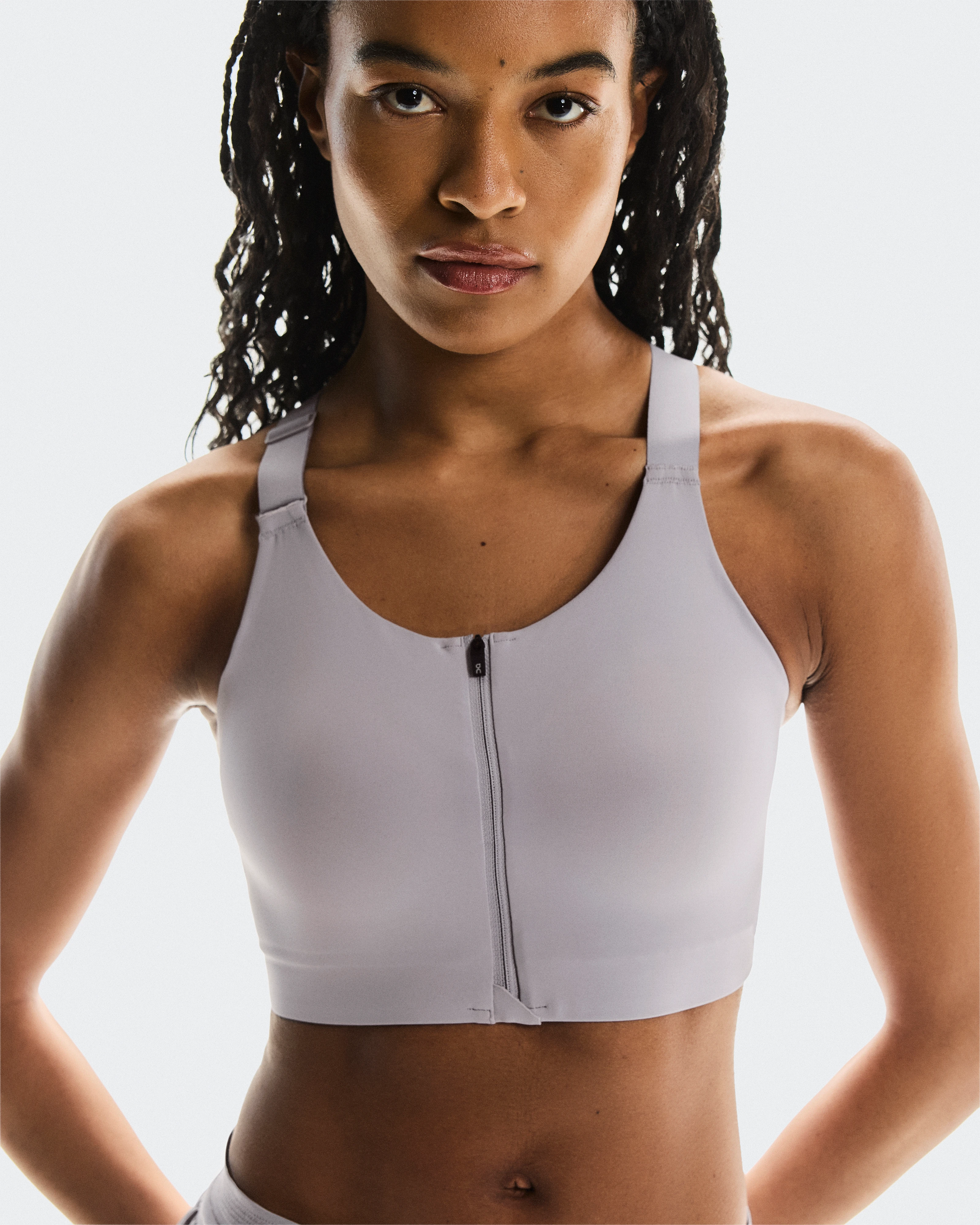 On Endurance Bra Zip Lilac Women Bras