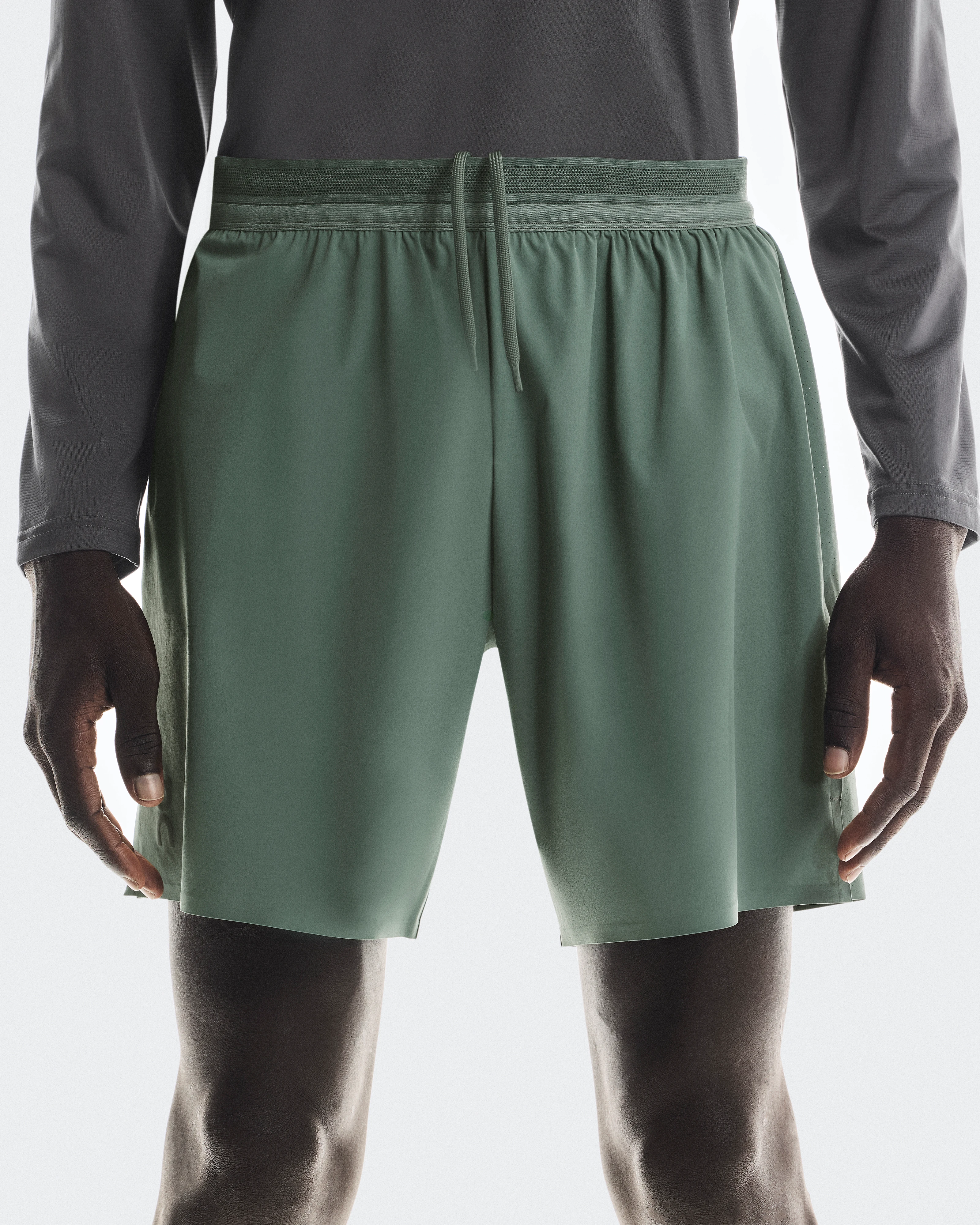 On 7" Performance Shorts Olive Men Shorts