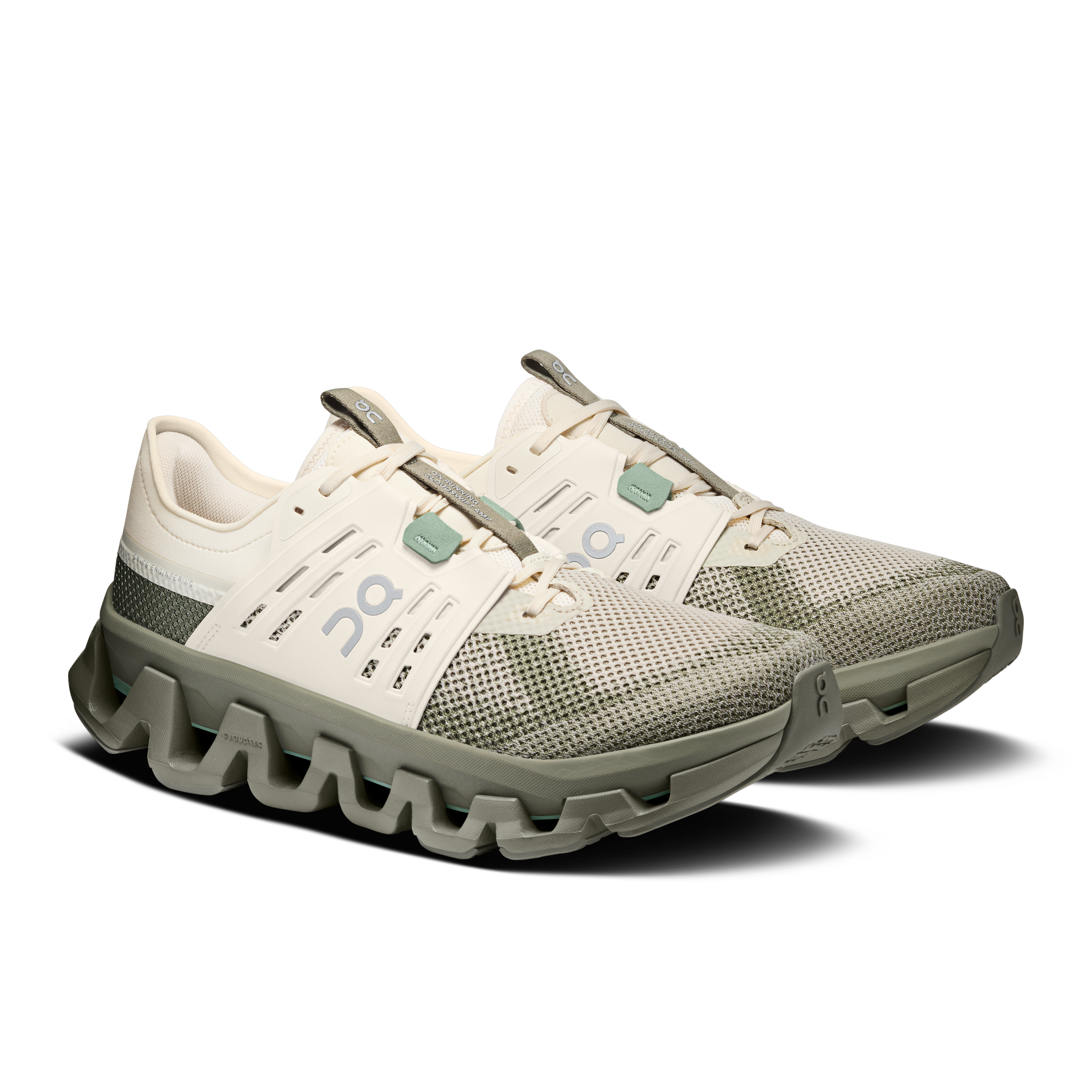 On Cloudswift Amp Grain & Olive Homme Active Life Chaussures