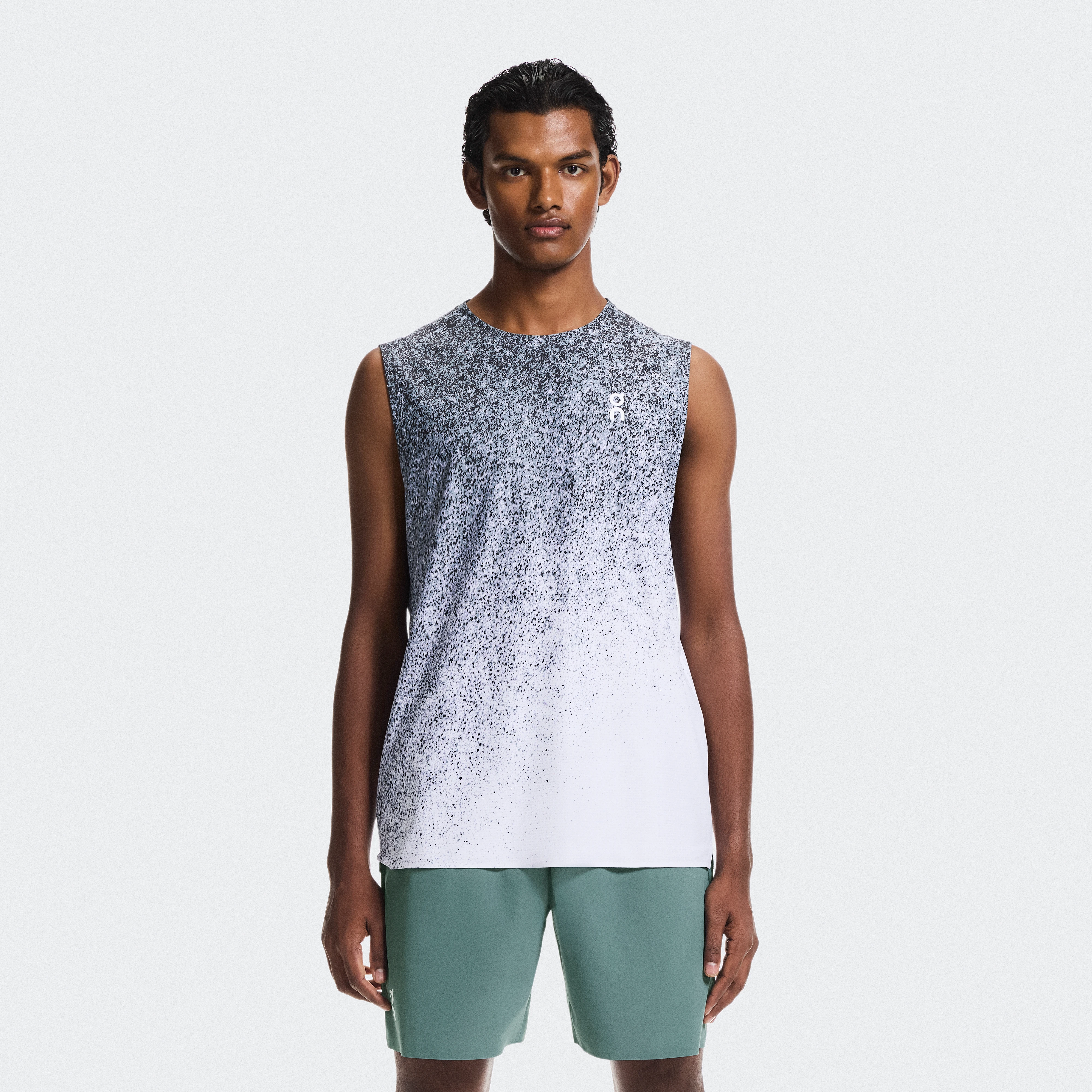 On Court Tank Fade Blue White Men Men – Tennis Tops and t-shirts