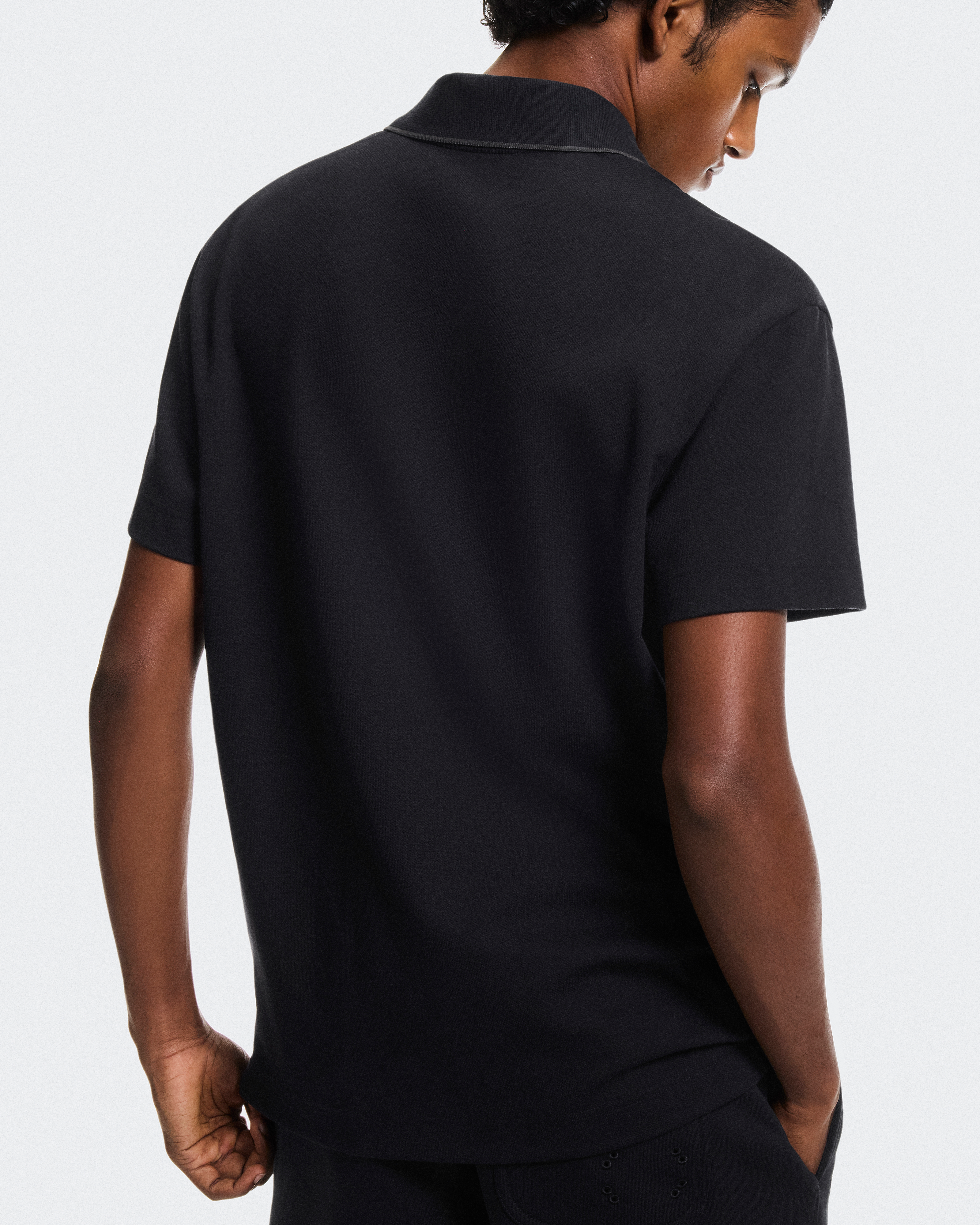 Courtside PoloMen / Black | Eclipse / L