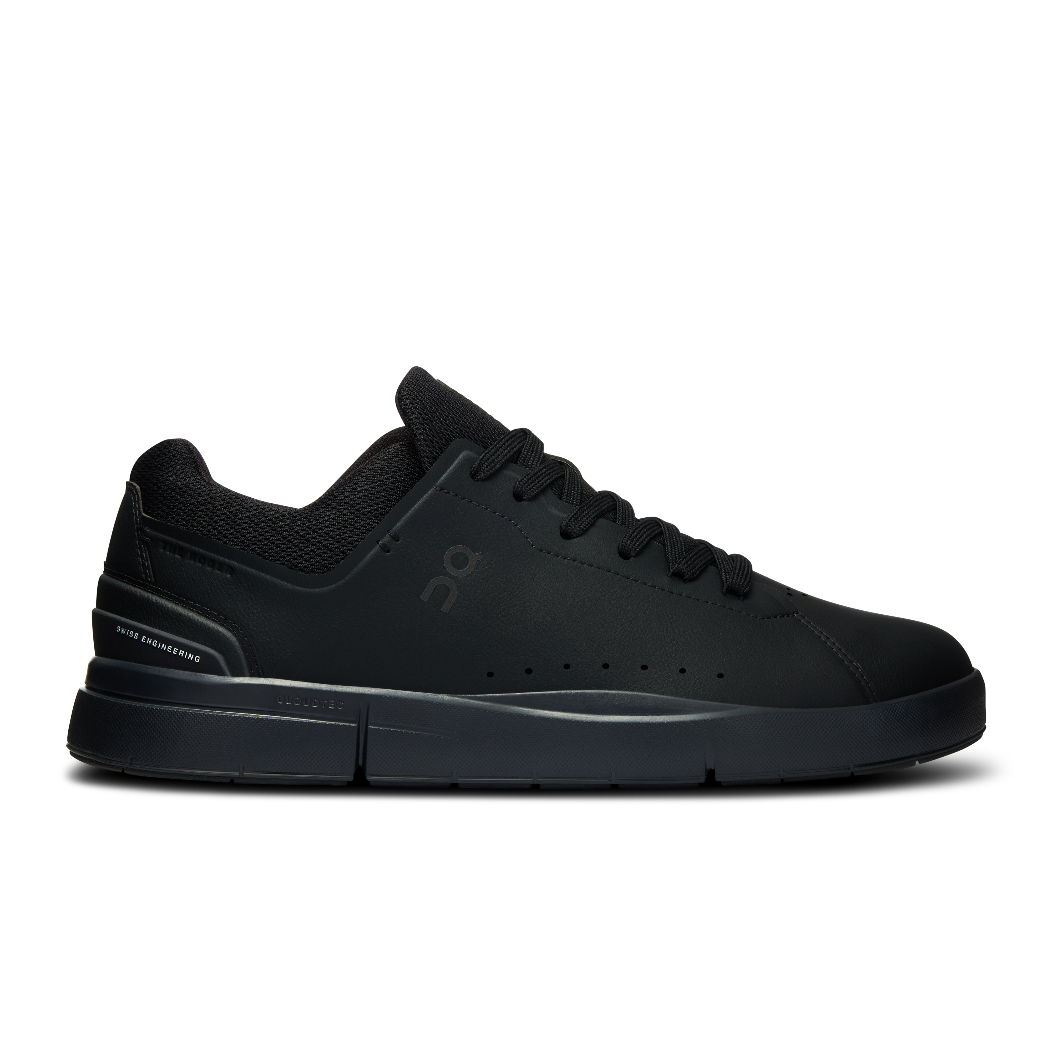 On THE ROGER Advantage Noire Homme Homme – Quotidien, inspiration tennis, empeigne mate Chaussures