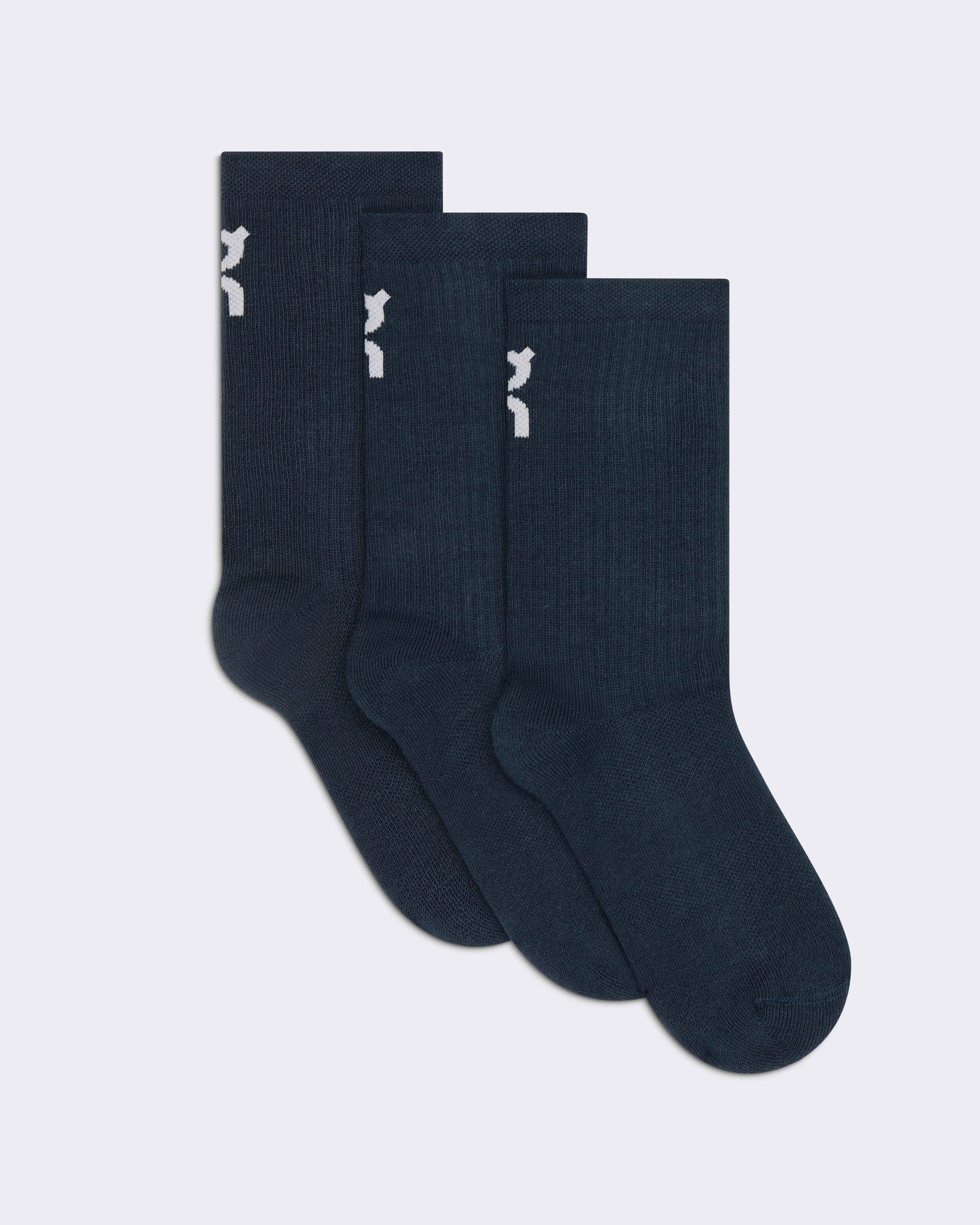On Logo Sock High 3P Kids Navy Kids Socks