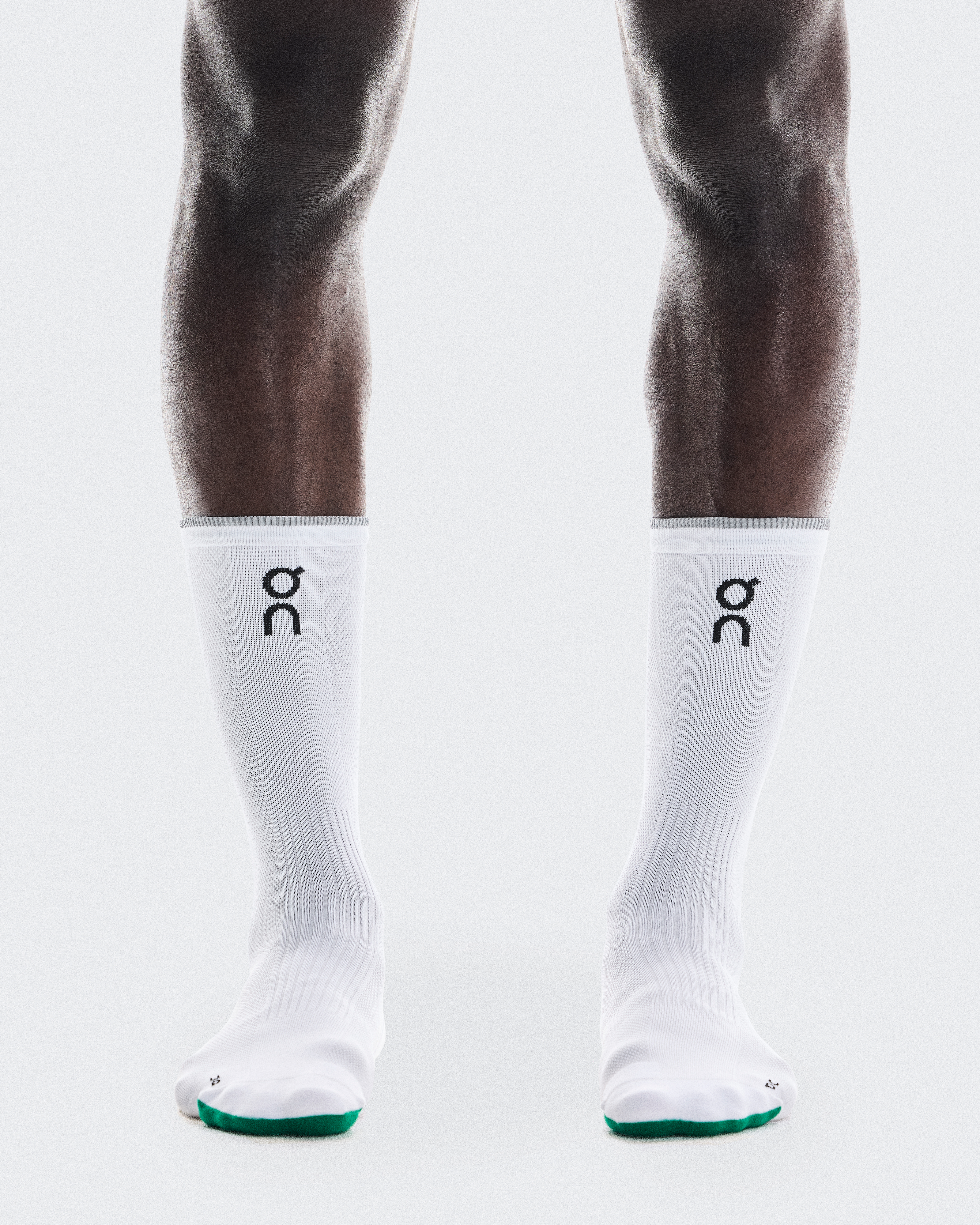 Elite Run Sock HighUnisex / White | Ivory / 44-46