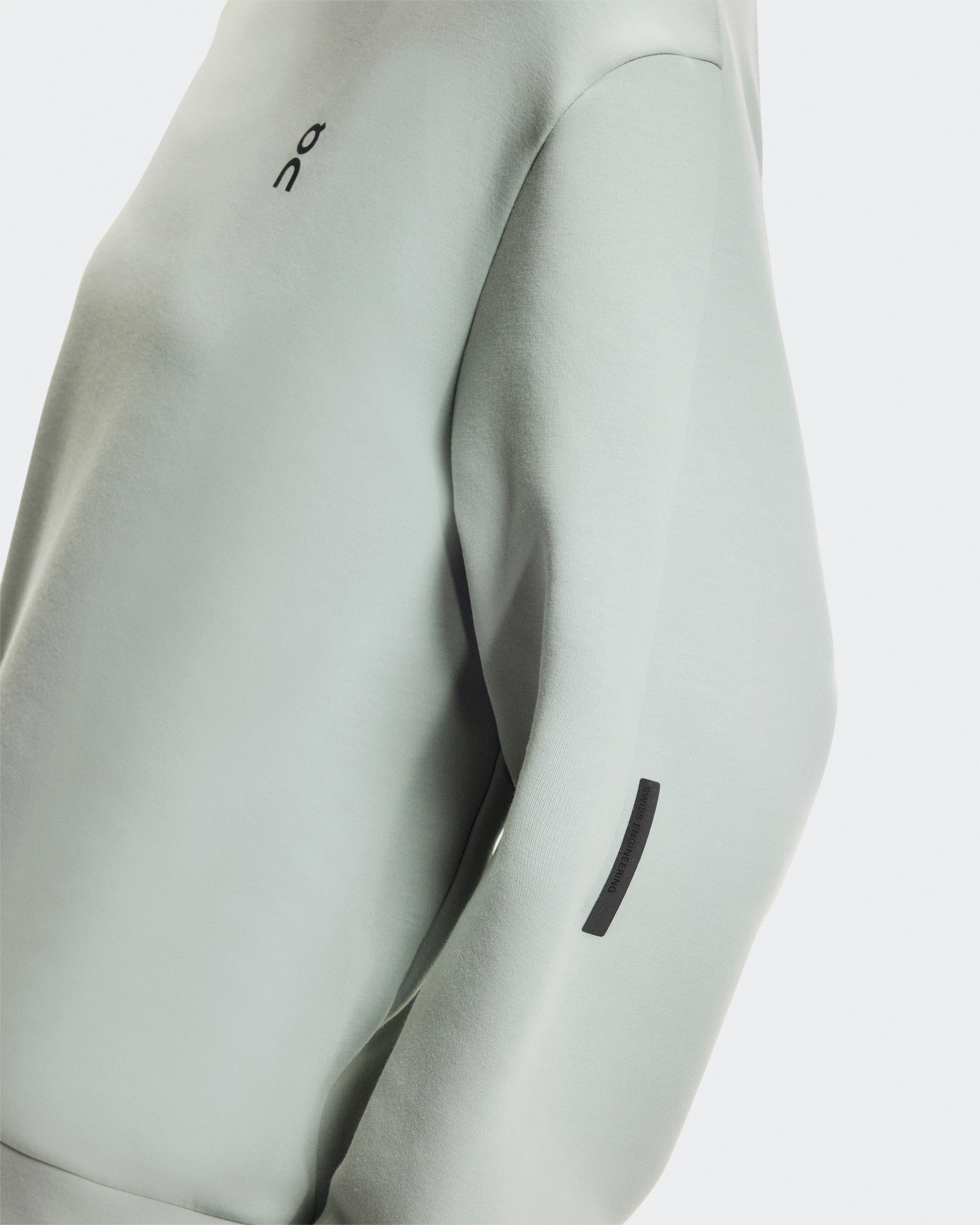 On Focus Tech Crew Mineral Femme Sweats à capuche et sweats