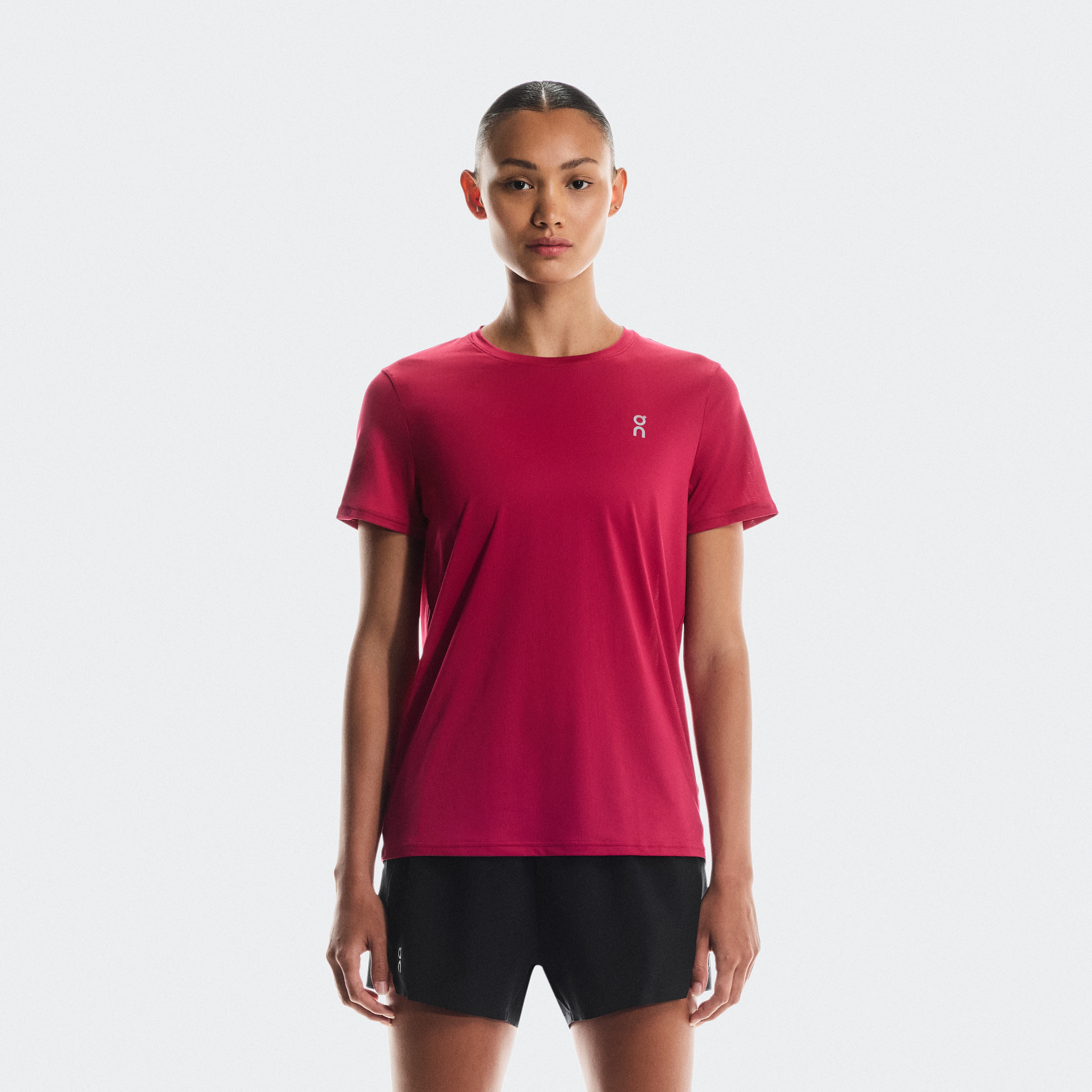 On Core-T Pink Women Women – Lightweight, versatile, running Tops and t-shirts