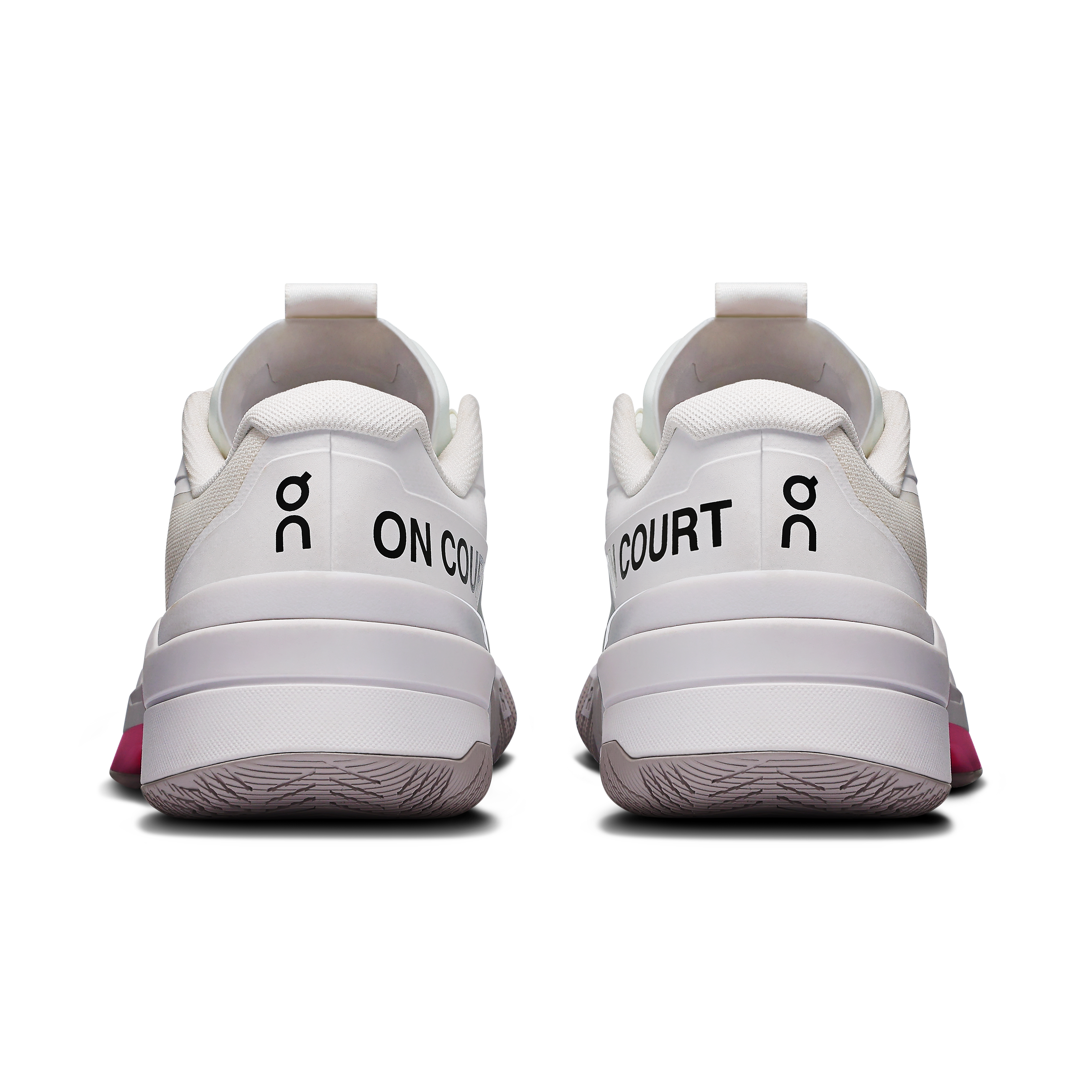 On THE ROGER Pro Fire White & Pink Herren Tennis Schuhe