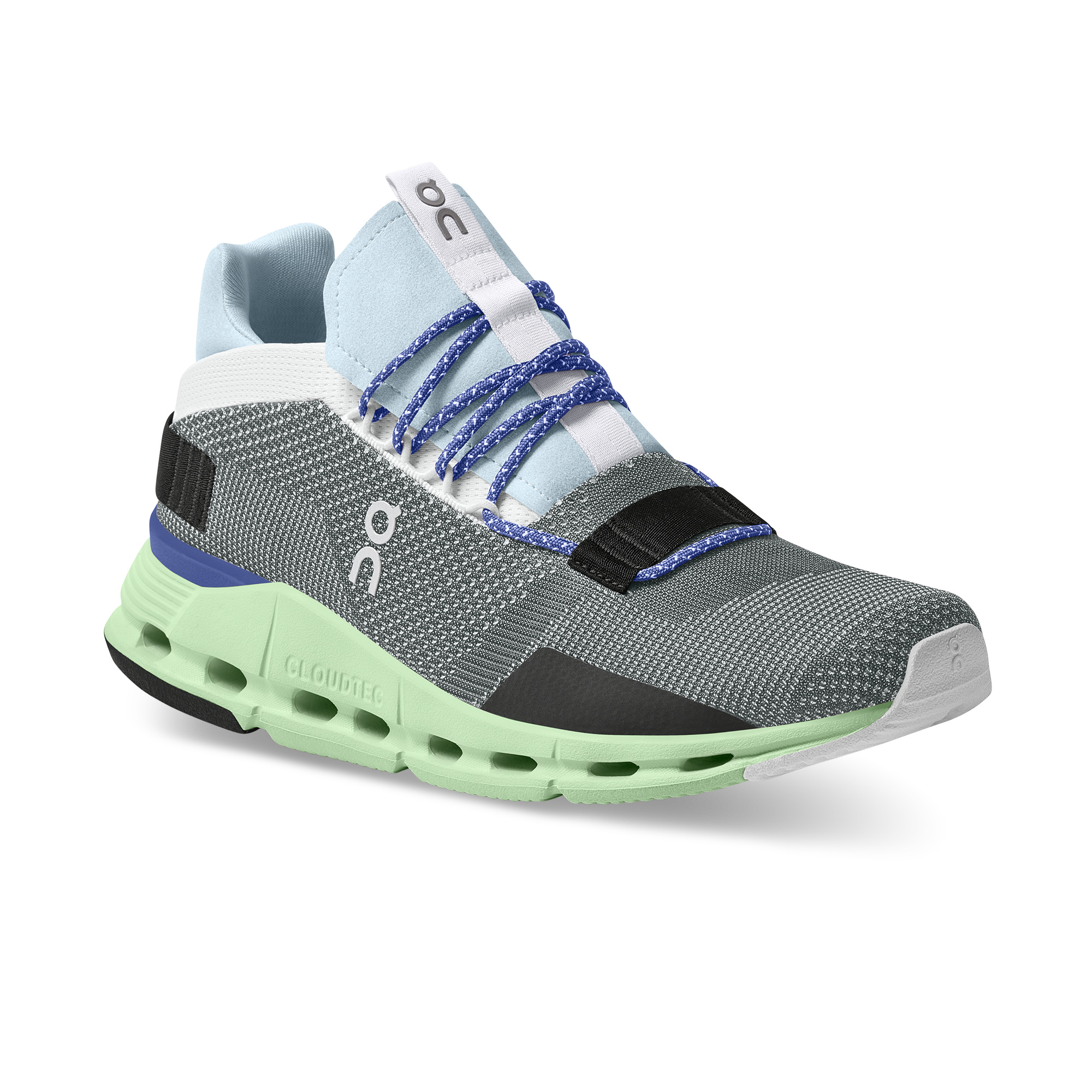 Men's Cloudnova, Grey & Green