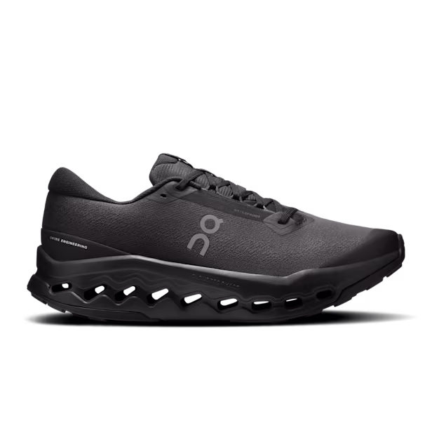 Cloudsurfer Trail 2 Waterproof Running Shoe in Black/Black