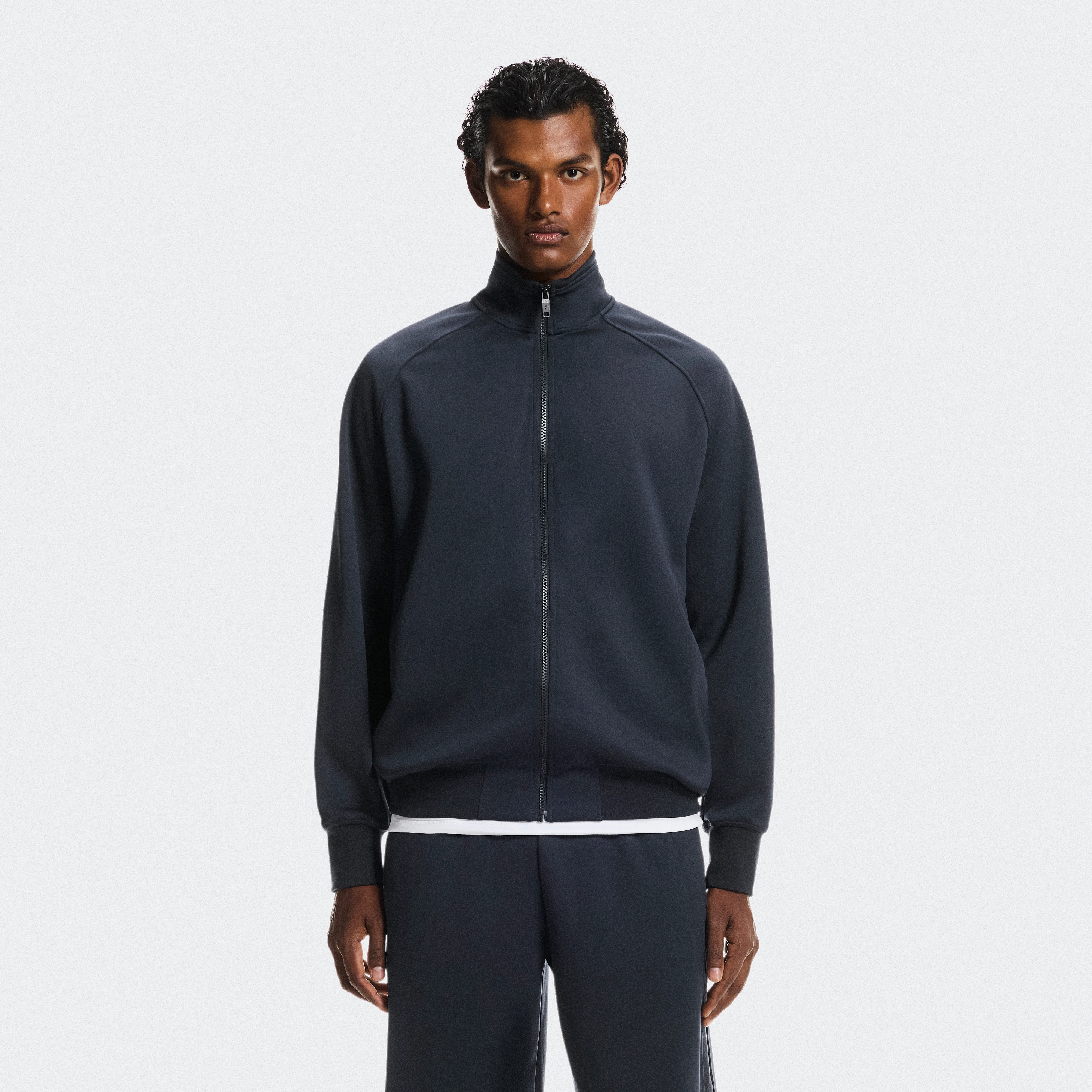 On Courtside Full-Zip Midnight Men – Tennis lifestyle Jackets