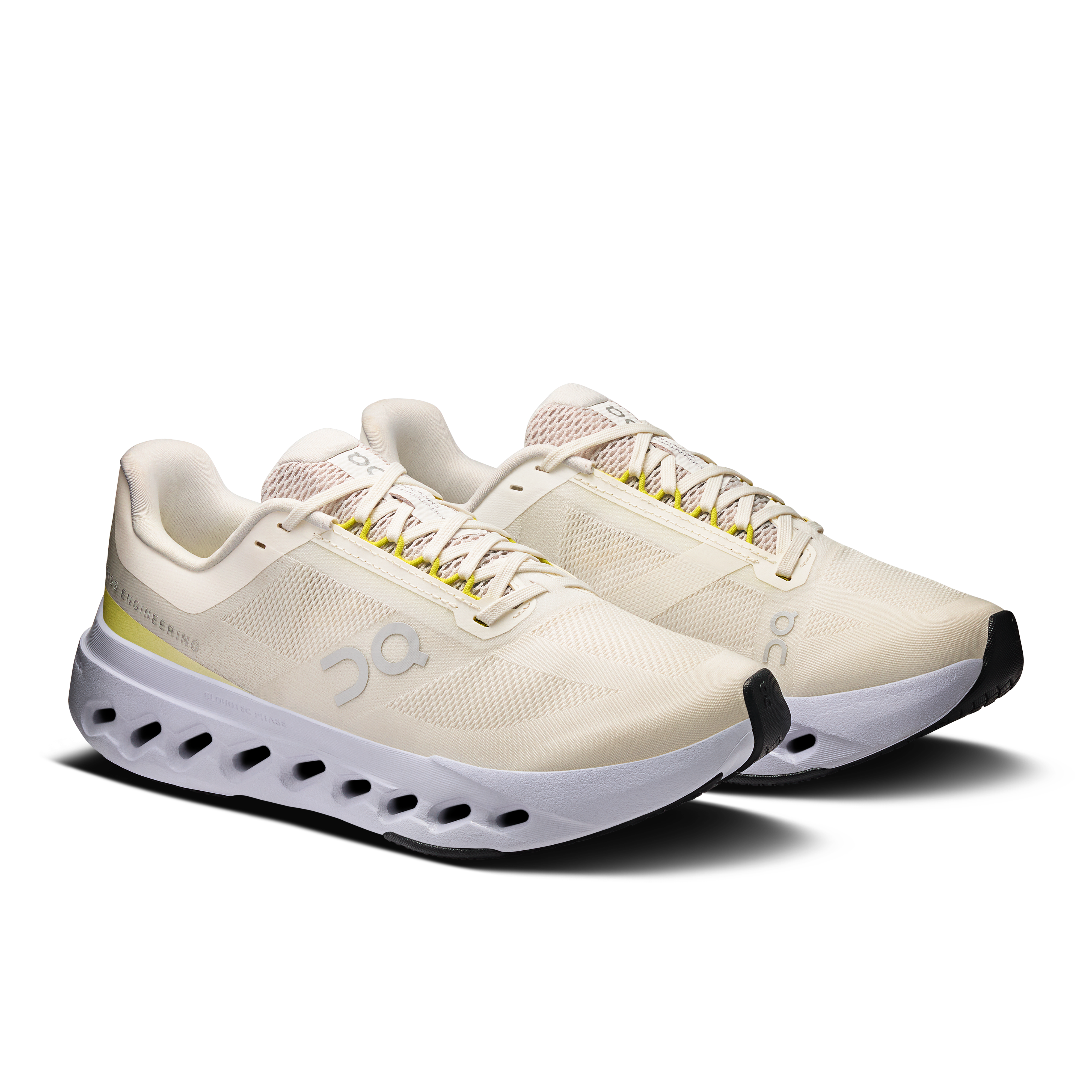 On Cloudsurfer Next Ivory & Nimbus Damen Strassenlauf Schuhe