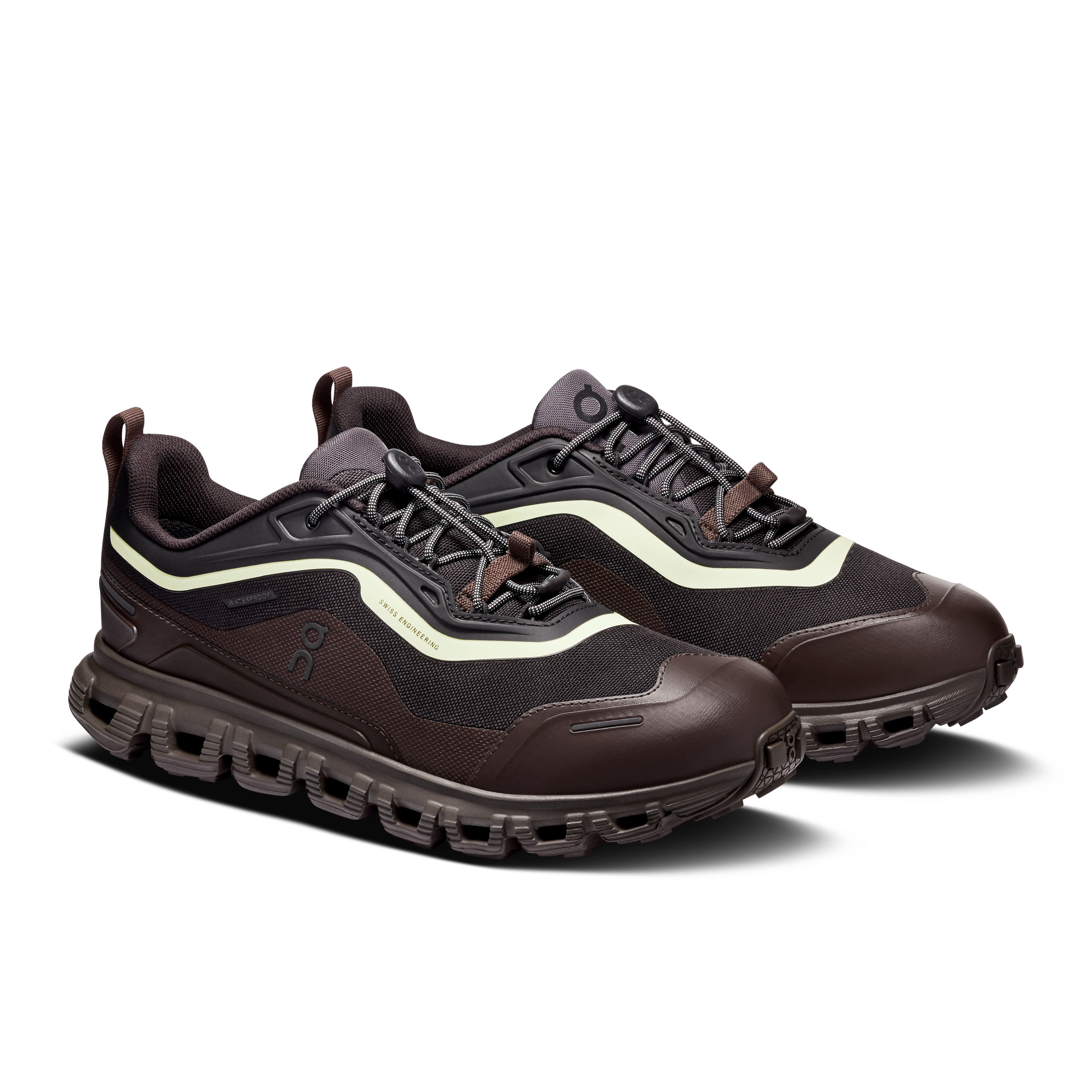 On Cloud 6 Geo Waterproof Black & Lima Women Active life Shoes