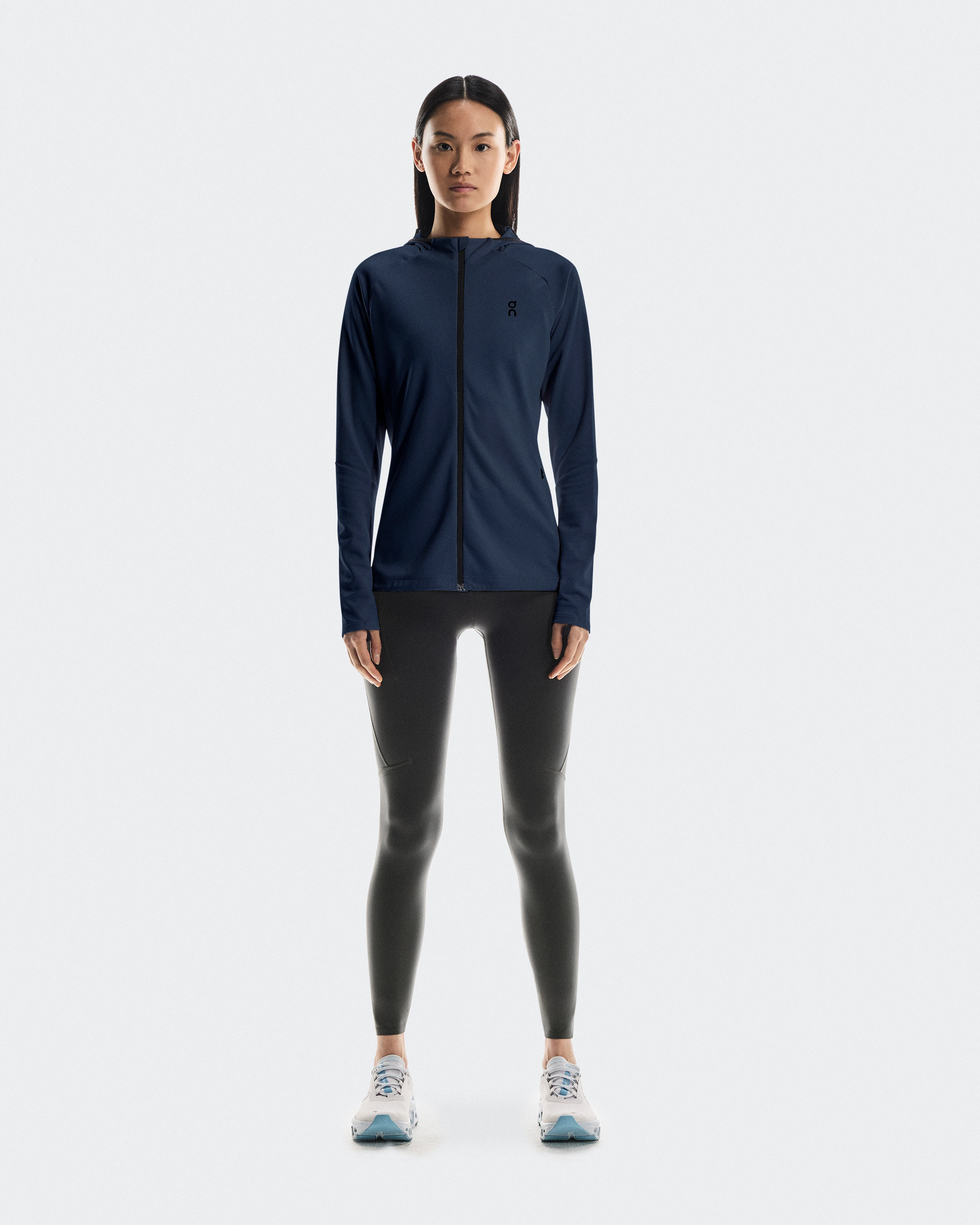 On Climate Zip Hoodie Navy Mujer Sudaderas con y sin capucha