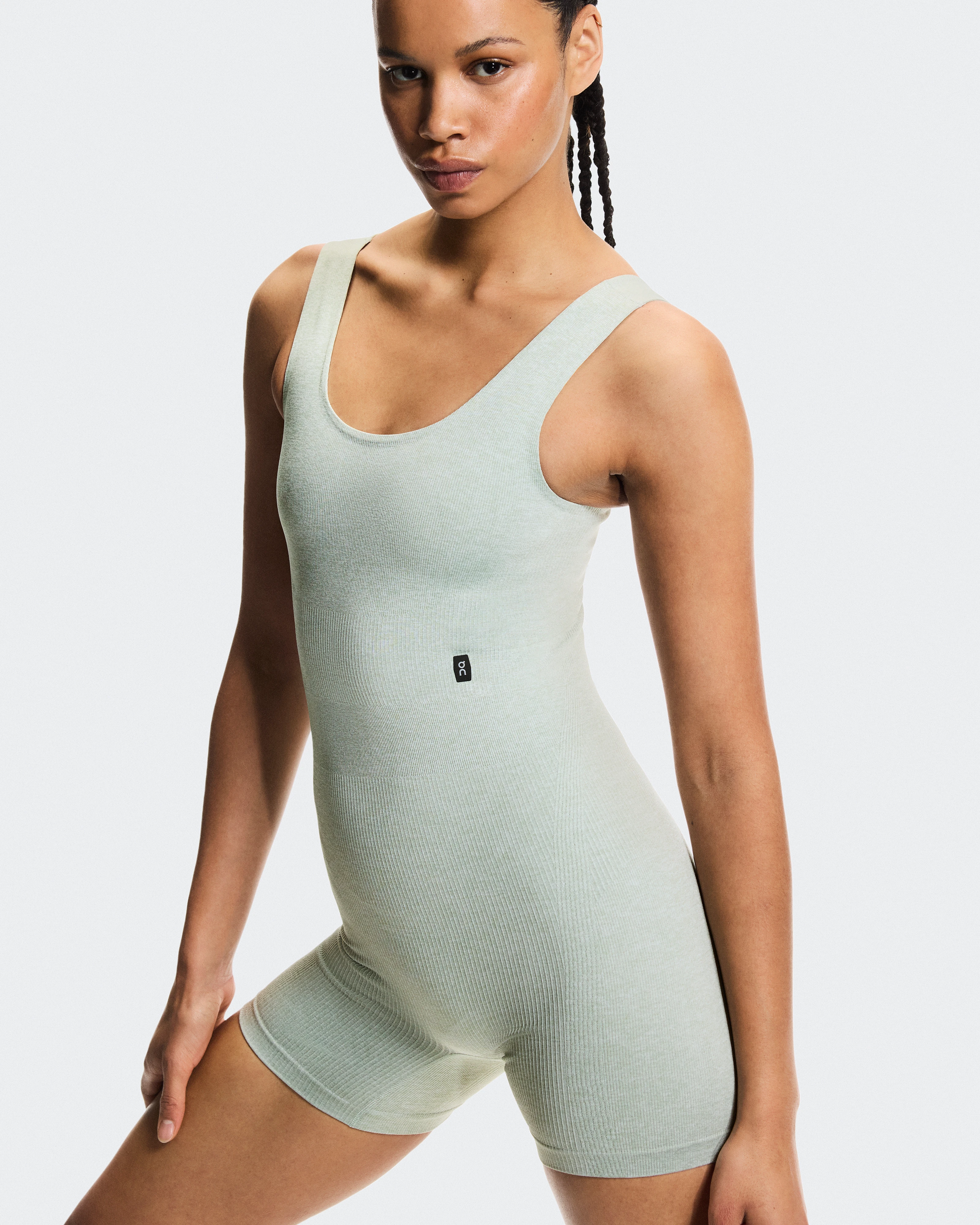 On Studio Knit Bodysuit Mineral Heather Women Bodysuits