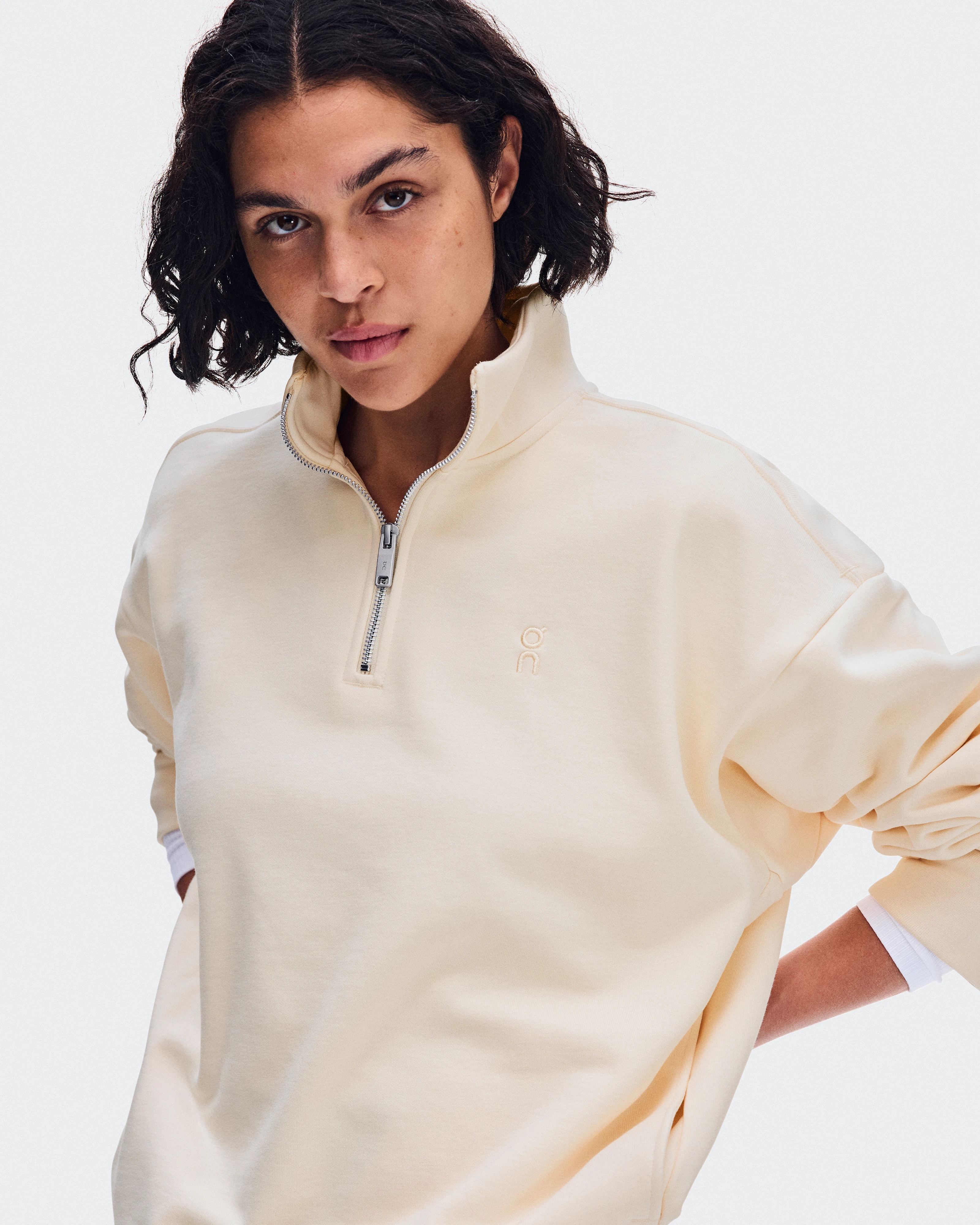 On Club Collective 1/4 Zip Chantilly Women Hoodies and sweatshirts