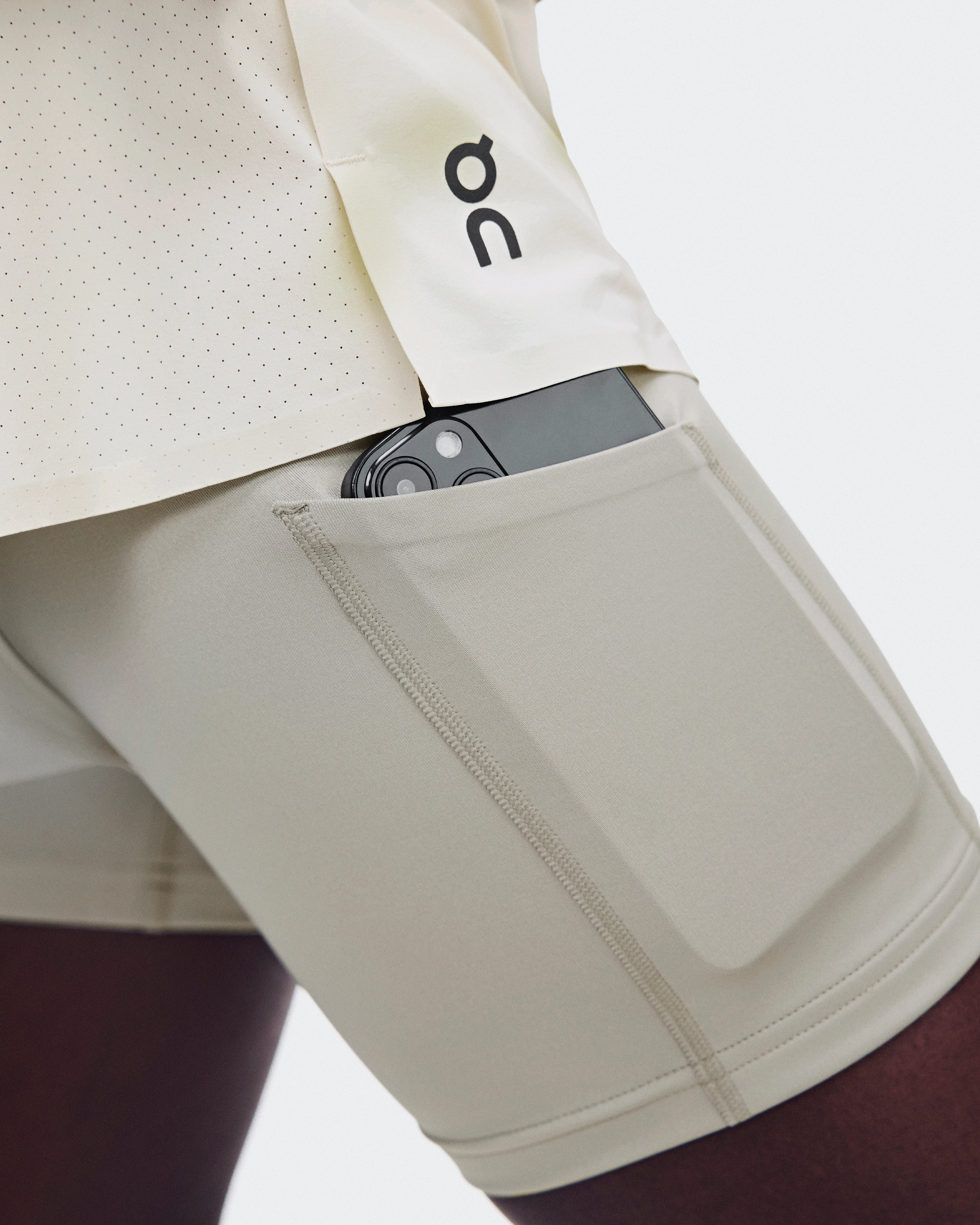 On 3" Performance 2/1 Shorts Hare & Brume Women Shorts