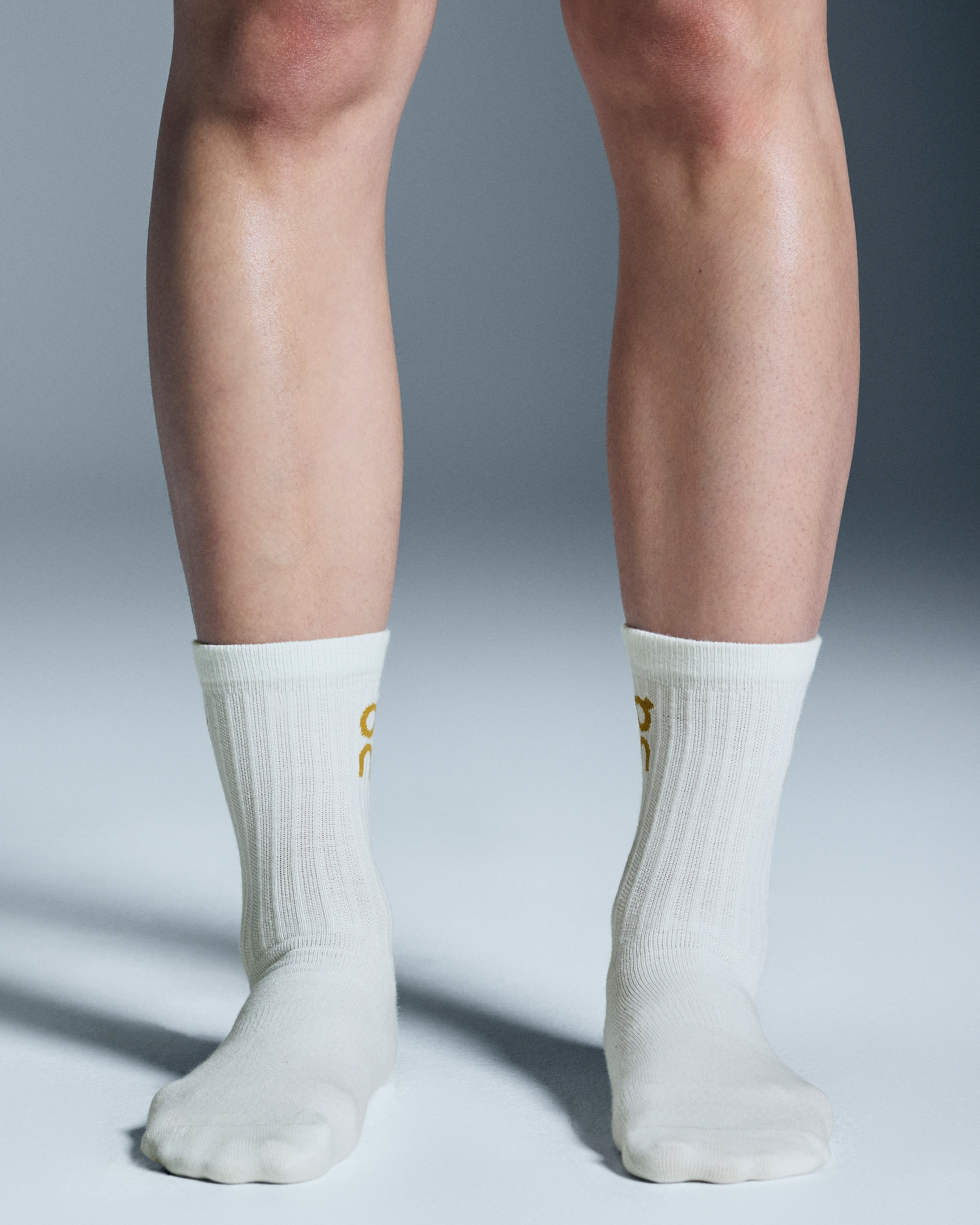 On Logo Sock 3-Pack Cream & Ivory Unisex Socks