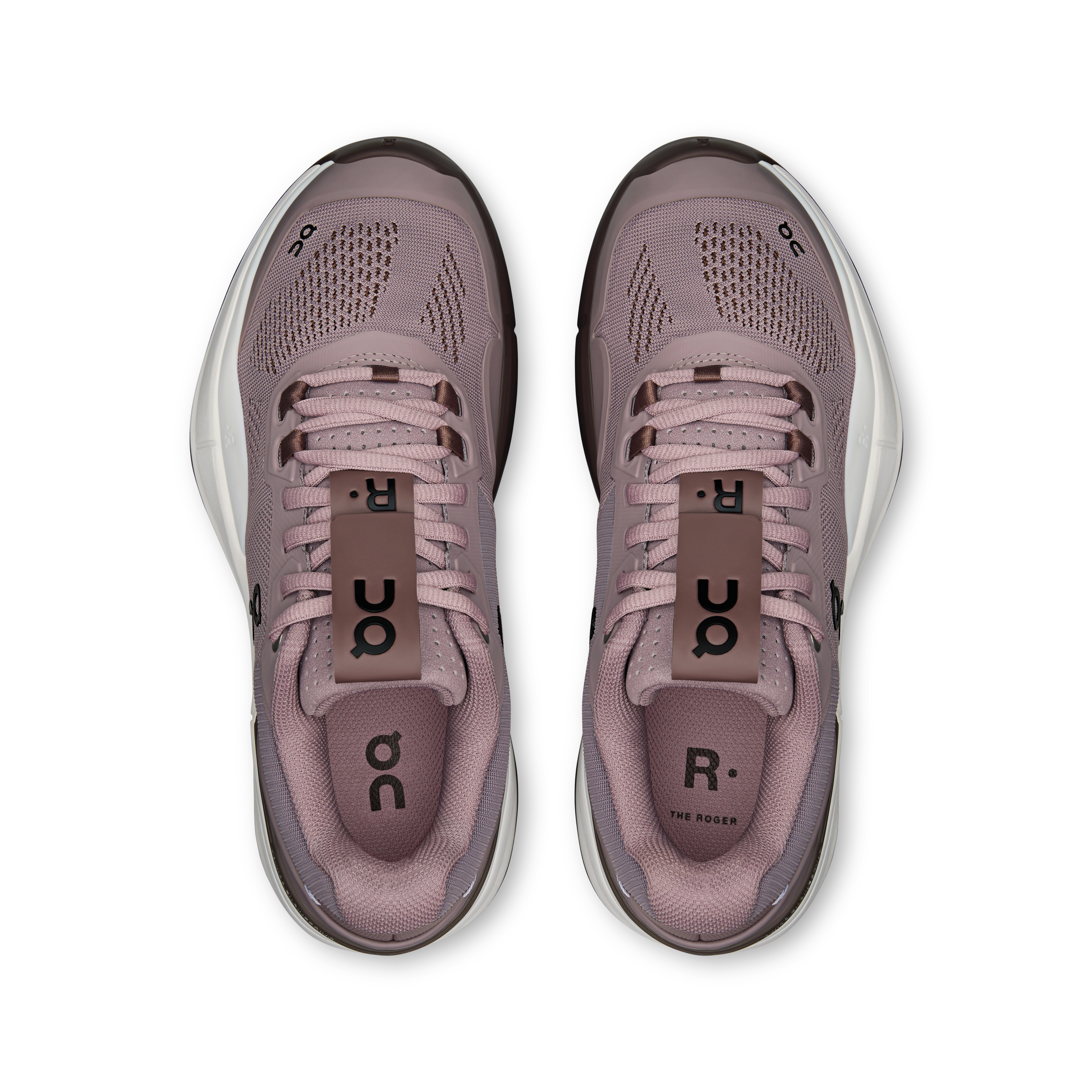 On THE ROGER Pro Heron & Grape Women Tennis Shoes