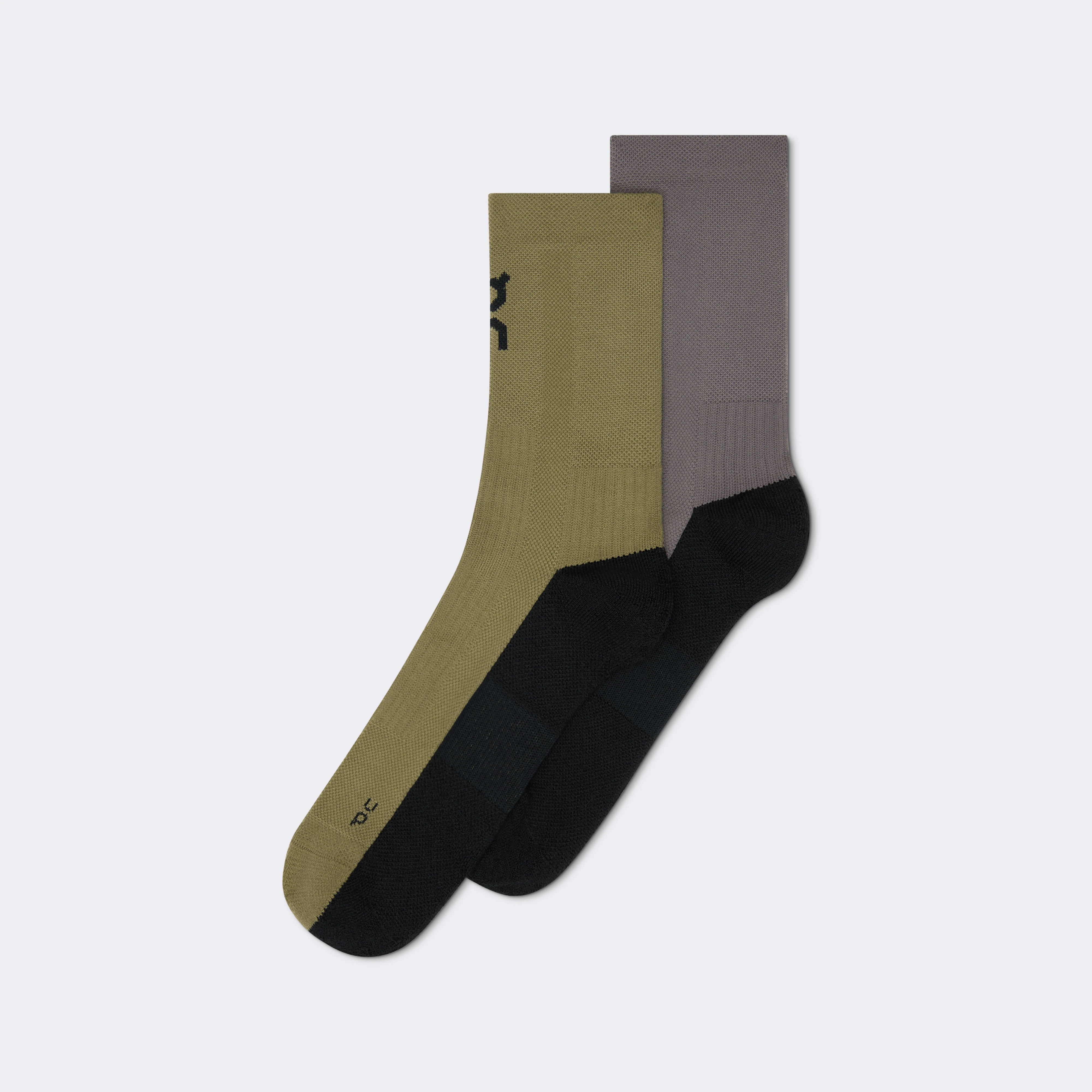On Trail Sock High 2P Green Grey Unisex Unisex – Hiking, outdoors, ergonomic construction Socks