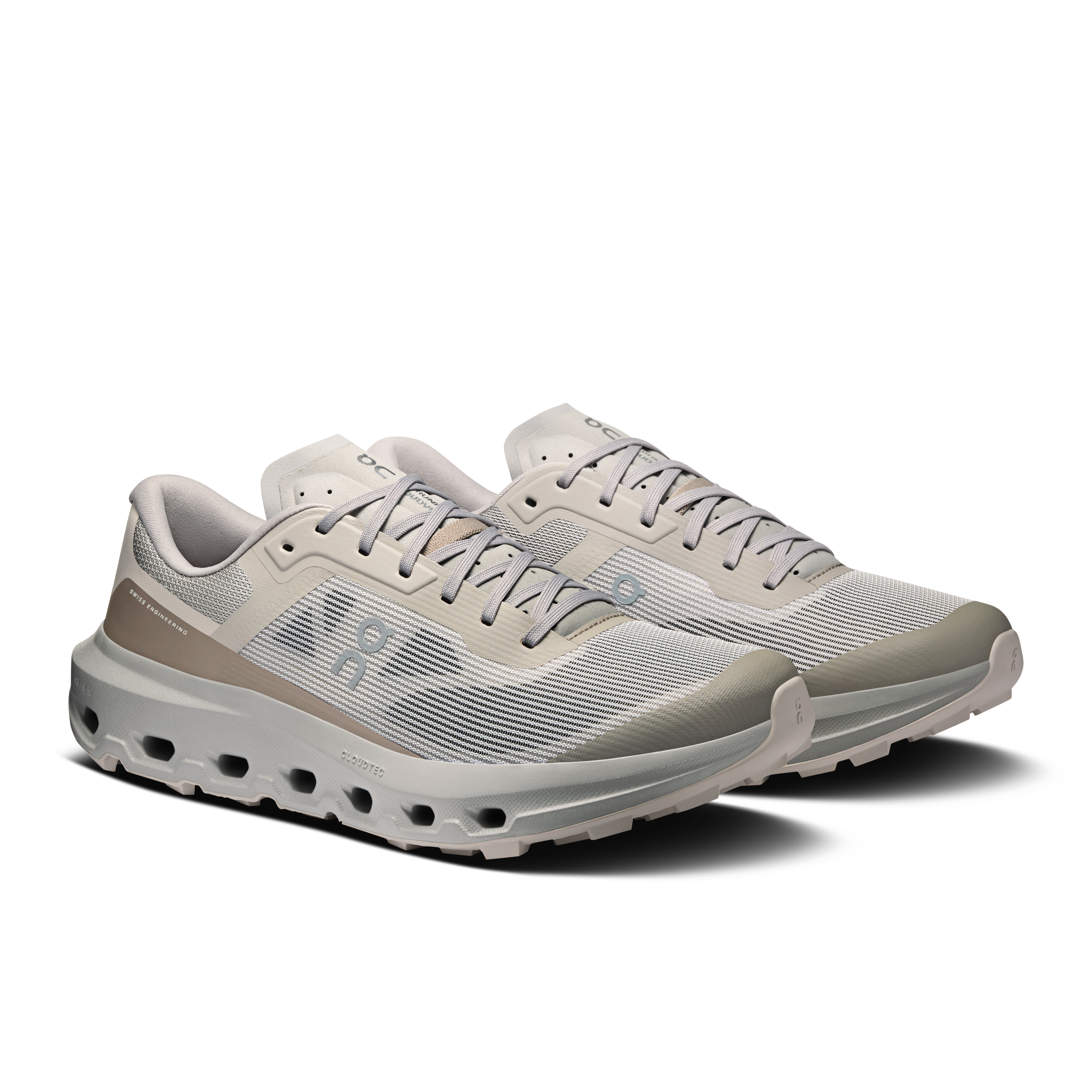 On Cloudvista 3 Fog & Pearl Men Trail running Shoes