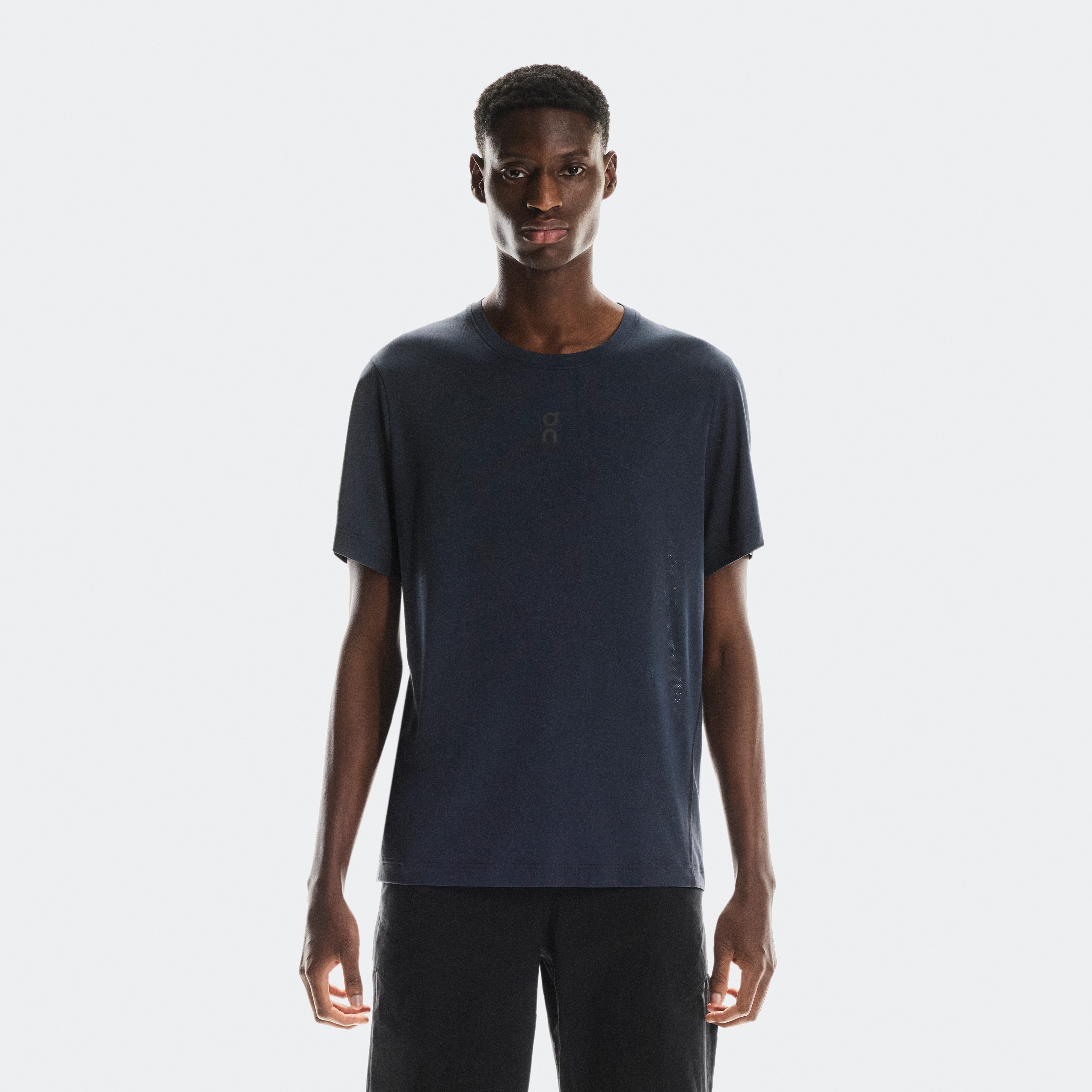 On Trail-T Azul Hombre Hombre – Transpirable, trail running, evacua el sudor Camisetas