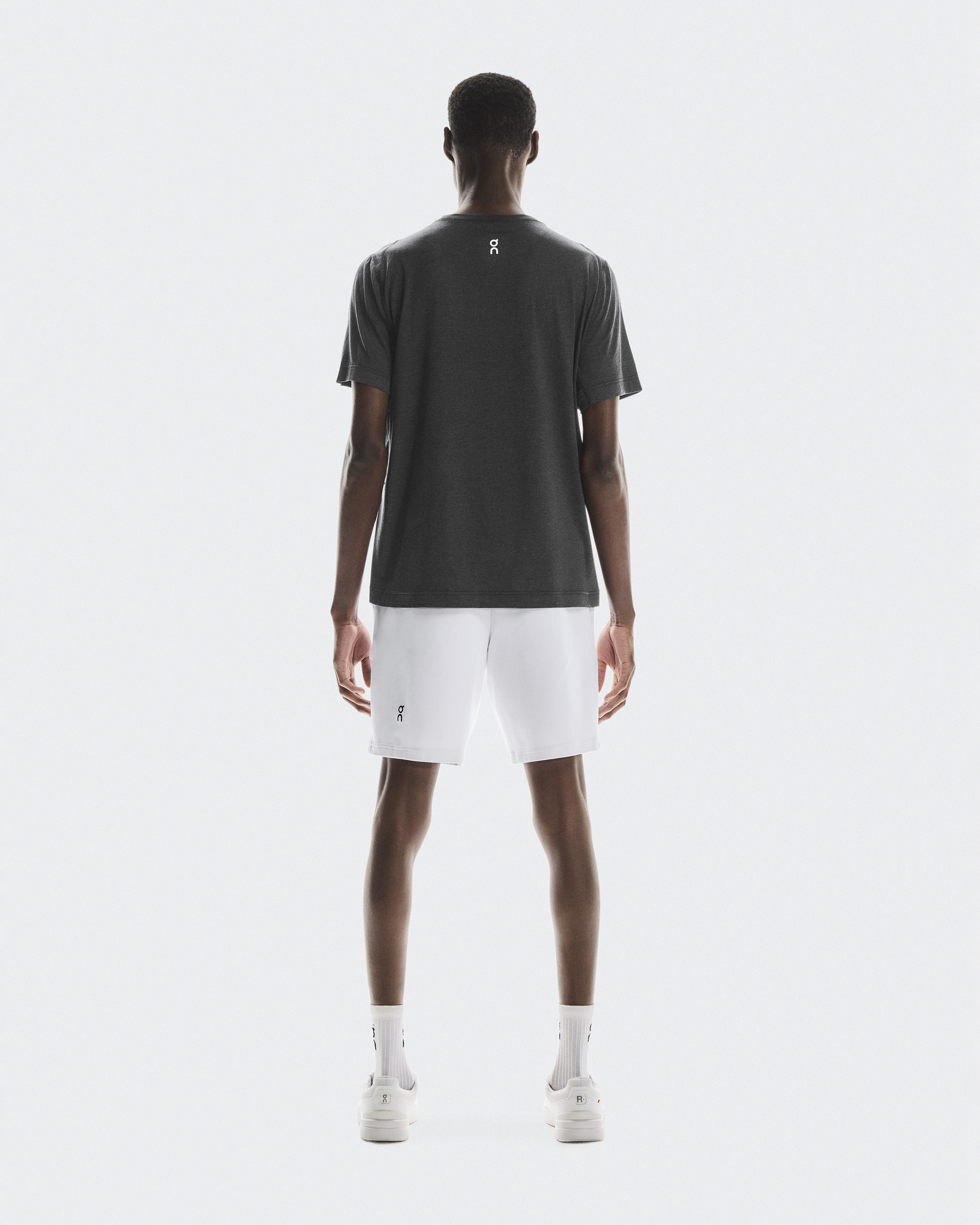 On Courtside-T Camicia Manica Corta per Uomo in Slate, Taglia: Large, Polyester
